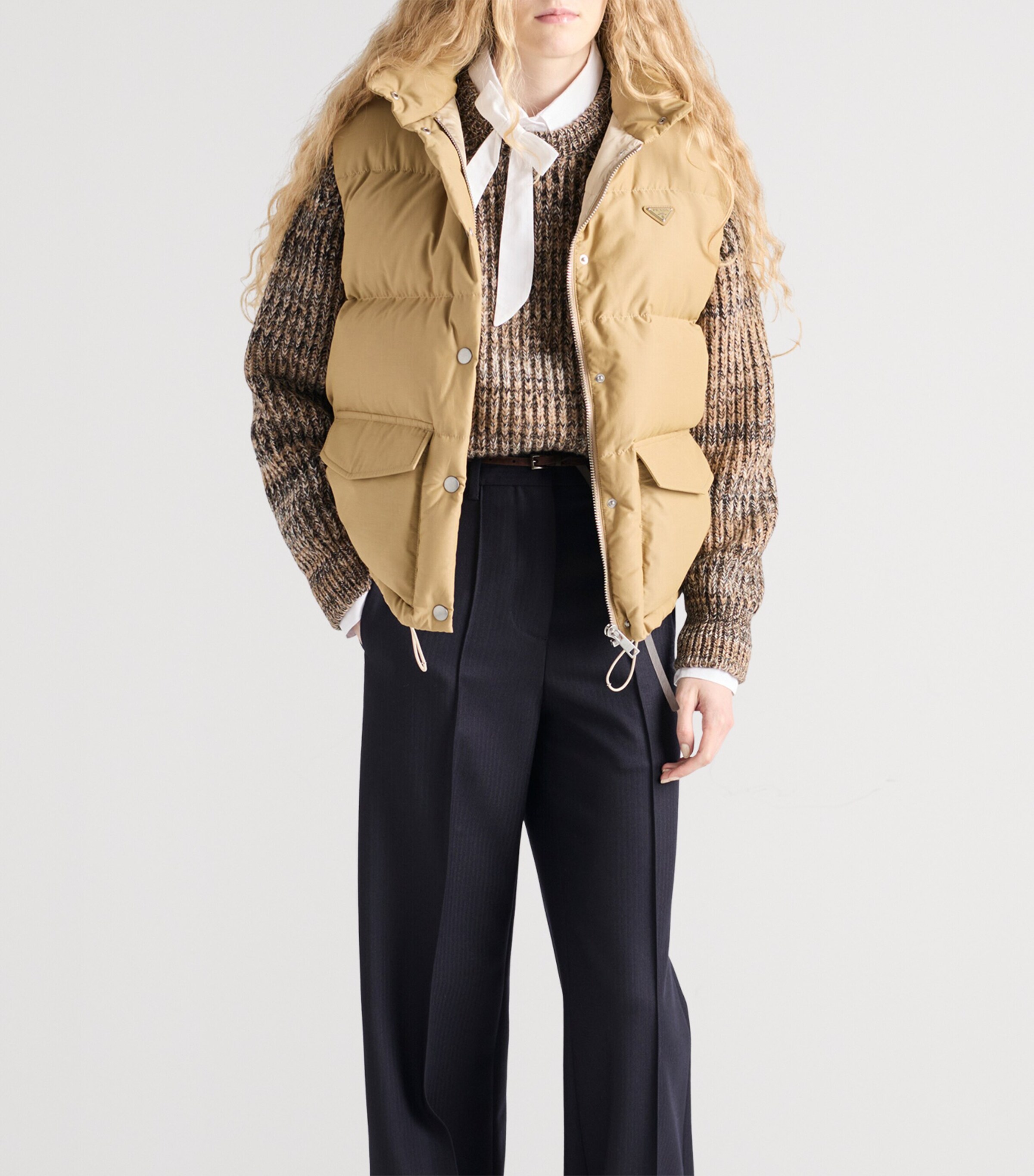 Prada Womens Down-Filled Gilet Image 4