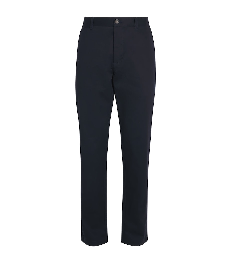 Stretch-Cotton Straight Trousers DARK NAVYNY74 Image 1