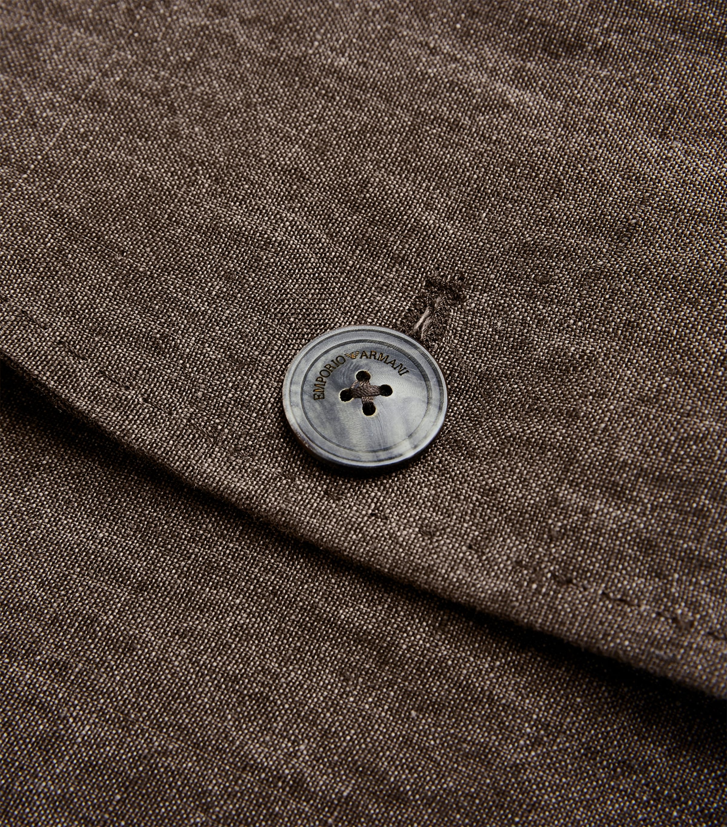 Linen Single-Breasted Blazer 444 Image 4