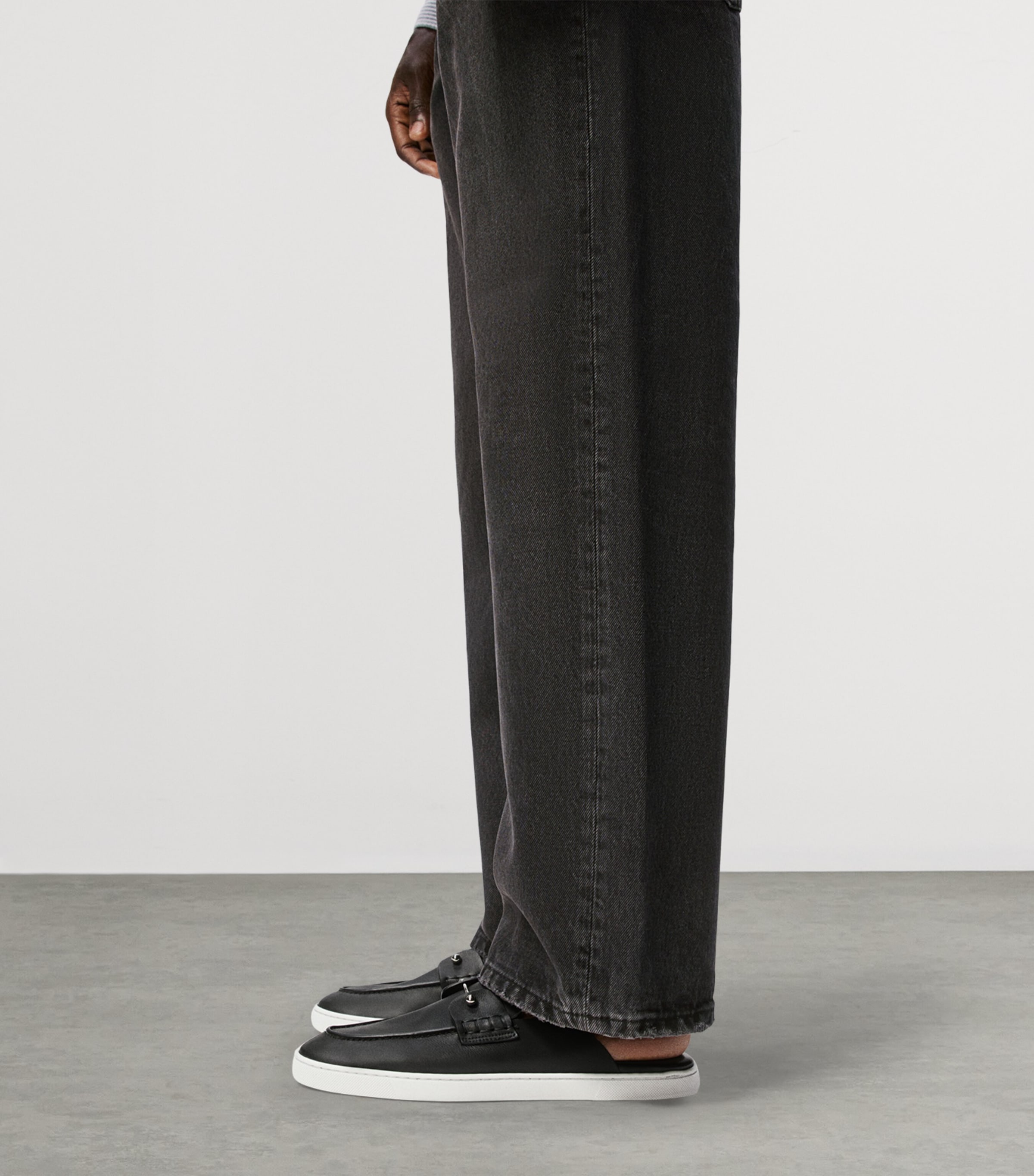 Christian Louboutin Chanme Calf Leather Boat Shoes Image 2