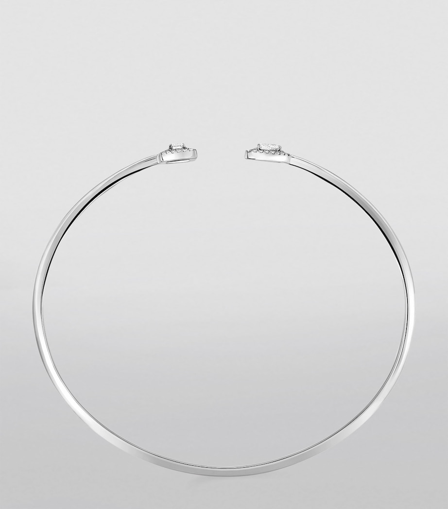 White Gold and Diamond My Twin Bangle WHITE GOLD Image 2