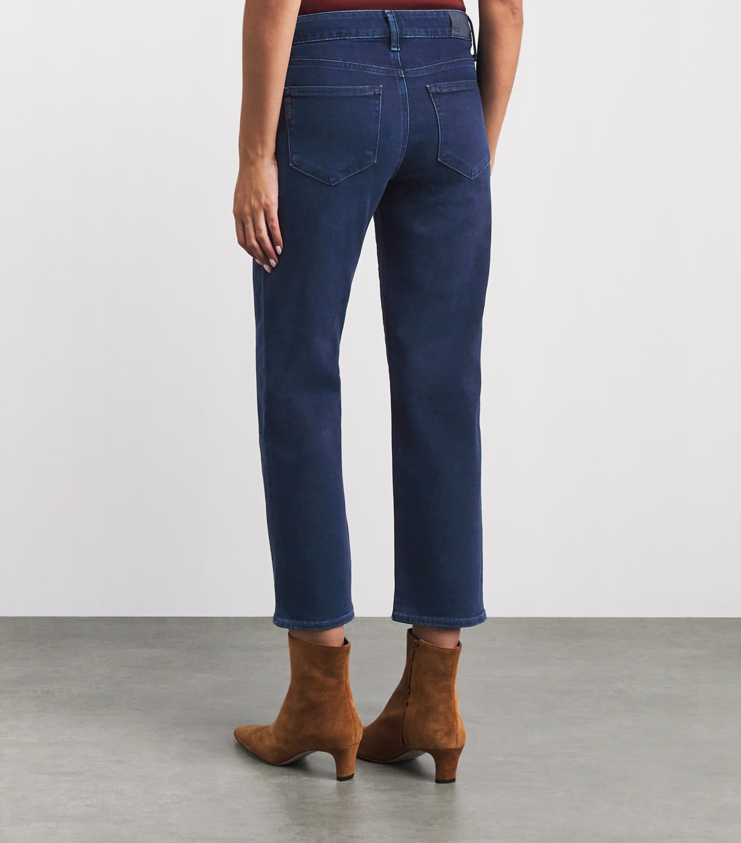 PAIGE Womens Mason Ankle Straight Jeans Corsica Coast Image 5