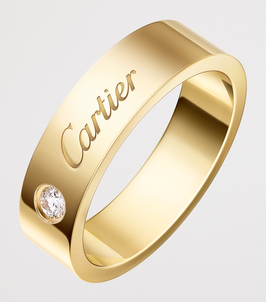 Cartier Yellow Gold and Diamond C de Cartier Wedding Ring Yellow Gold Image 2