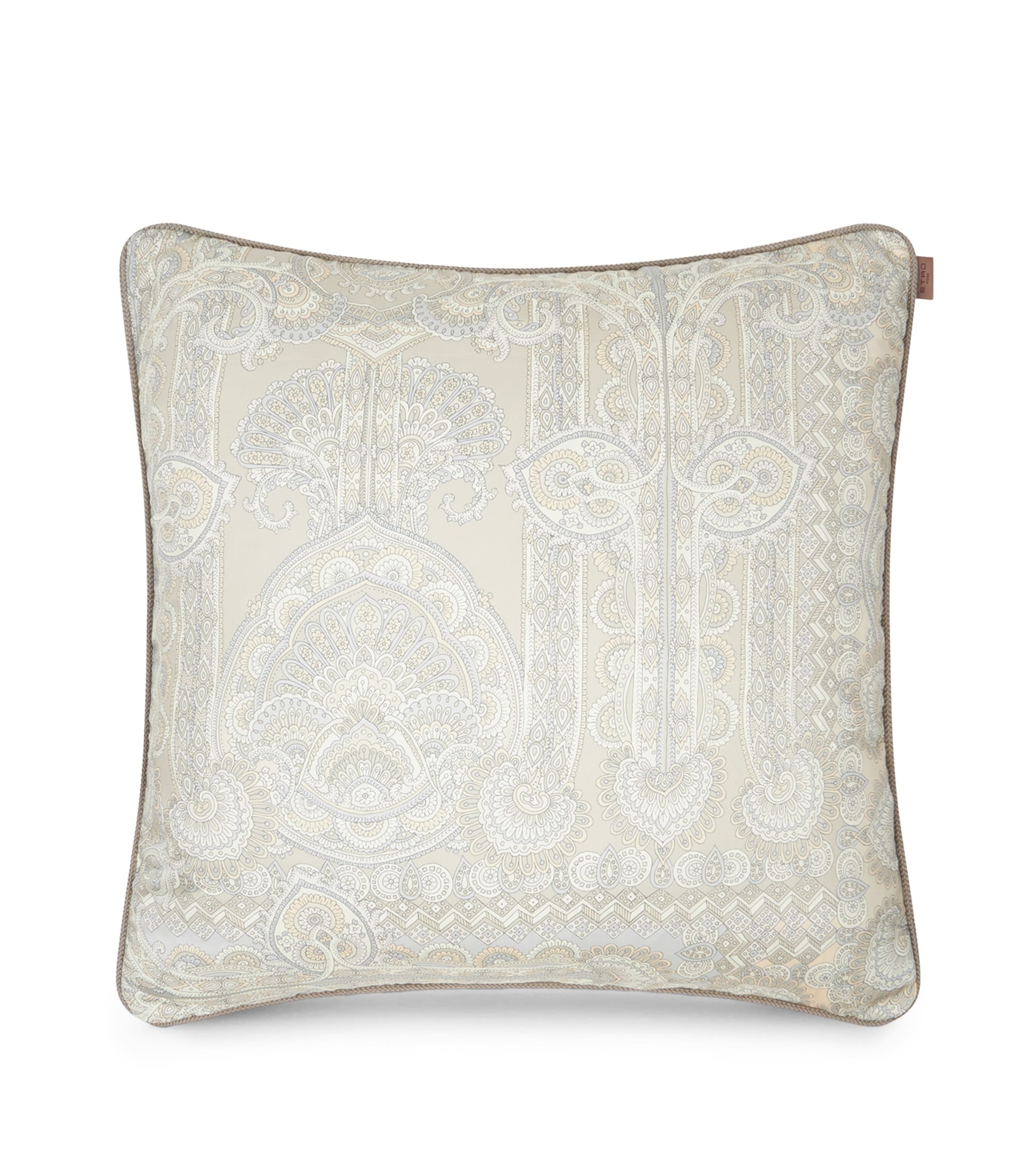 Etro Cotton Chain Embroidered Cushion (60cm x 60cm) | Home Furnishings | Cushions | Designers | Etro