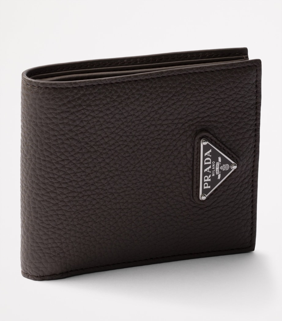 Grained Leather Triangle Wallet F0218 Image 2