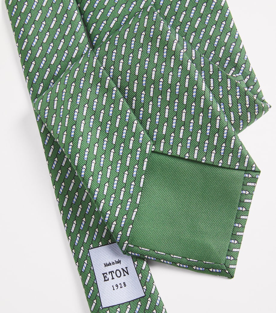 Eton Silk Jacquard Tie Image 3
