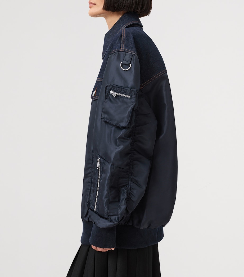 Hybrid Verity Bomber Jacket NAVY BLUE Image 5