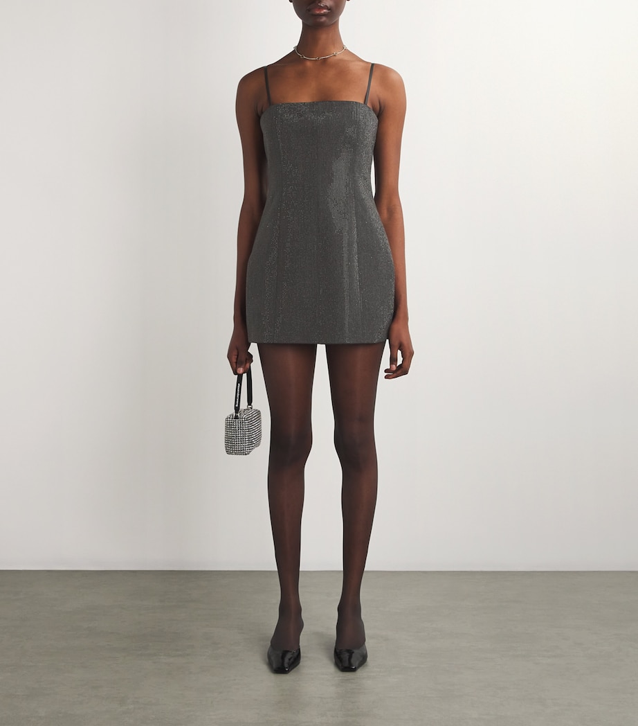 alexander wang grey dress T By Alexander Wang Classic Overlap Dress with Pocket Heather Grey S