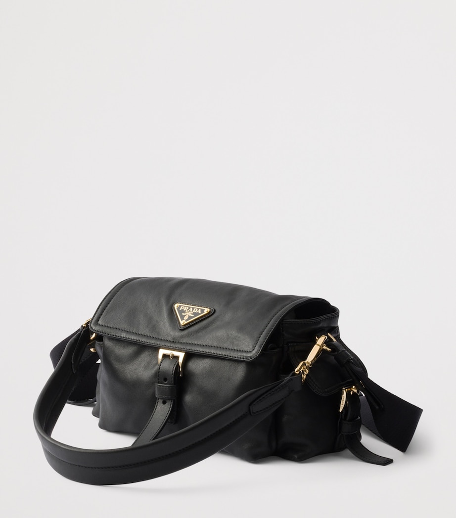 Prada Leather Explore Shoulder Bag Black Image 2
