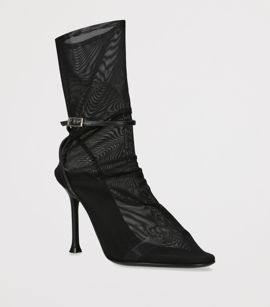 Alevì Clarissa Heeled Ankle Boots 95 Black Image 3