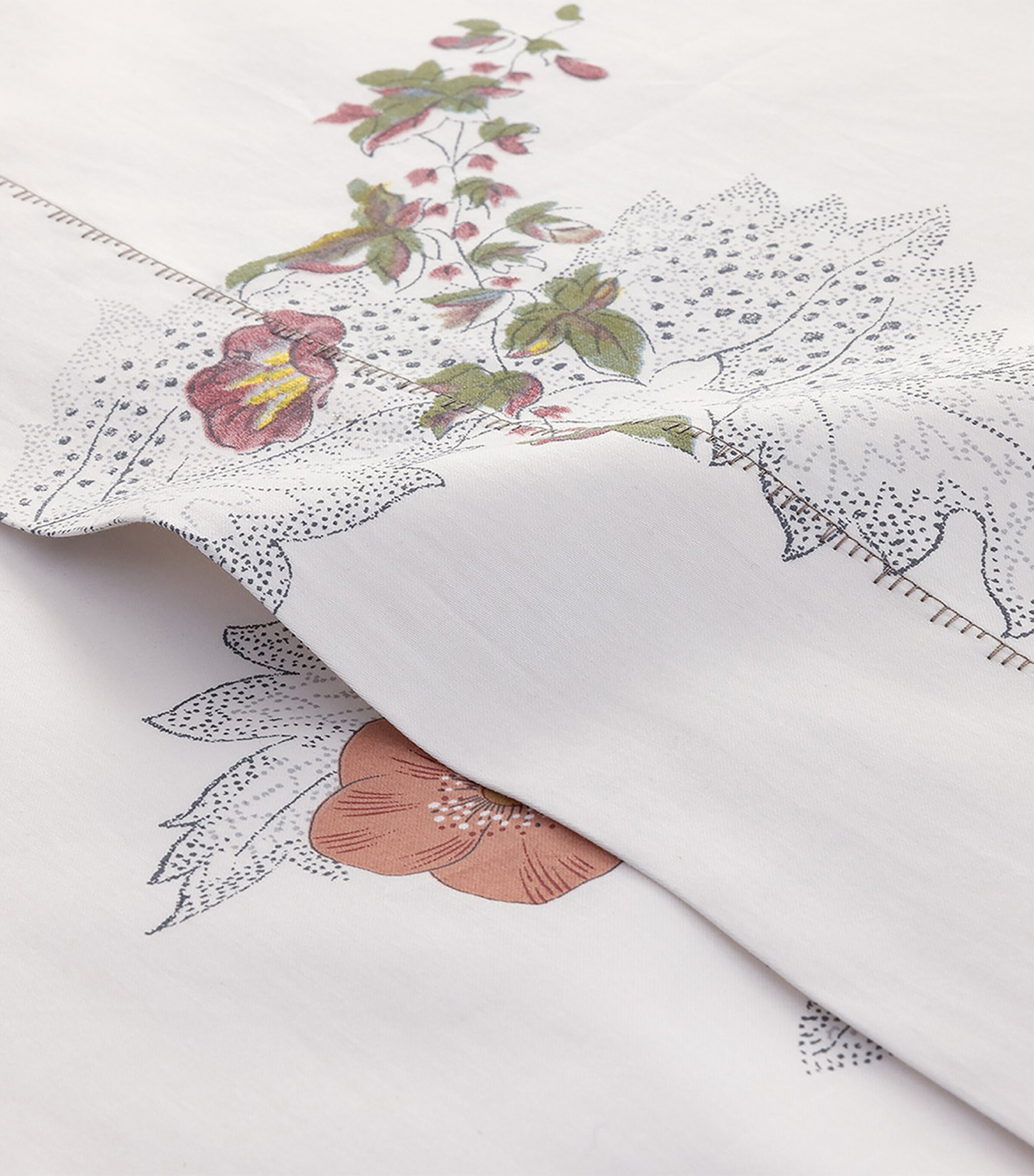 Corolles Double Flat Sheet (240cm x 295cm) MULTICOLOURED Image 3