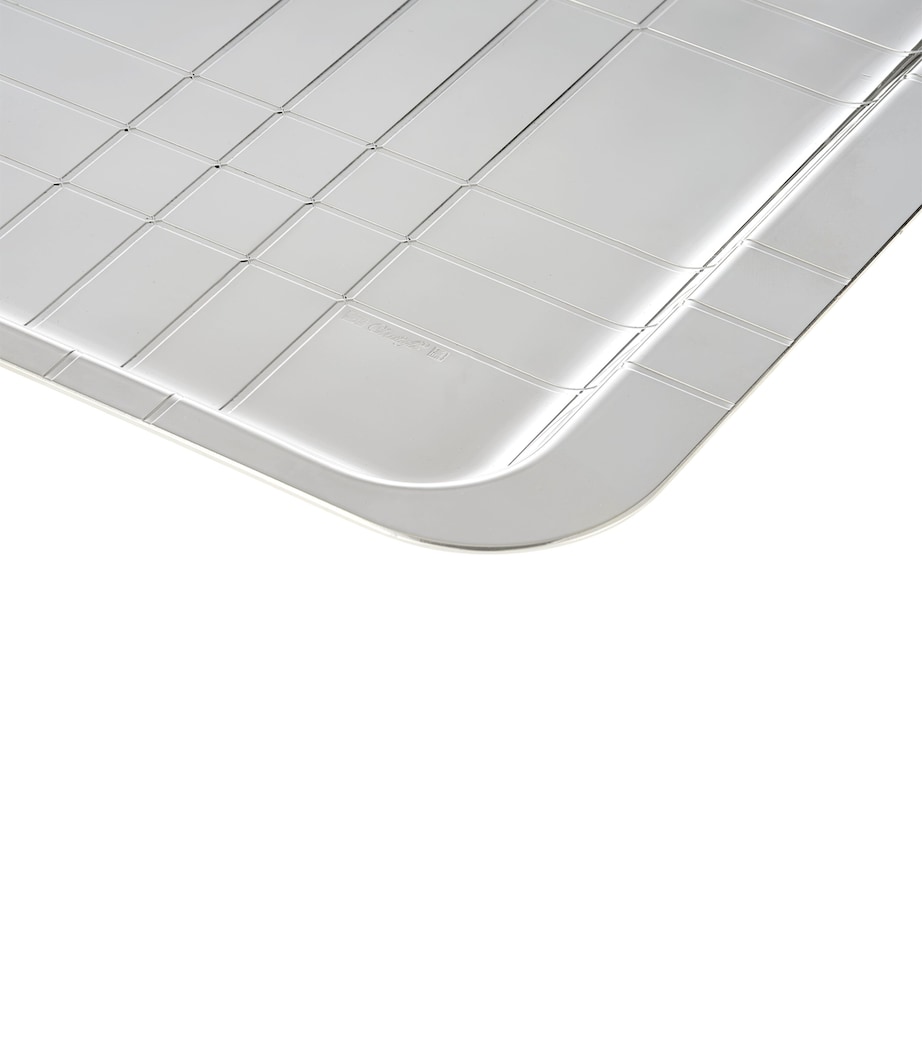 Silver-Plated Graphik Tray (30cm x 20cm) SILVER Image 4