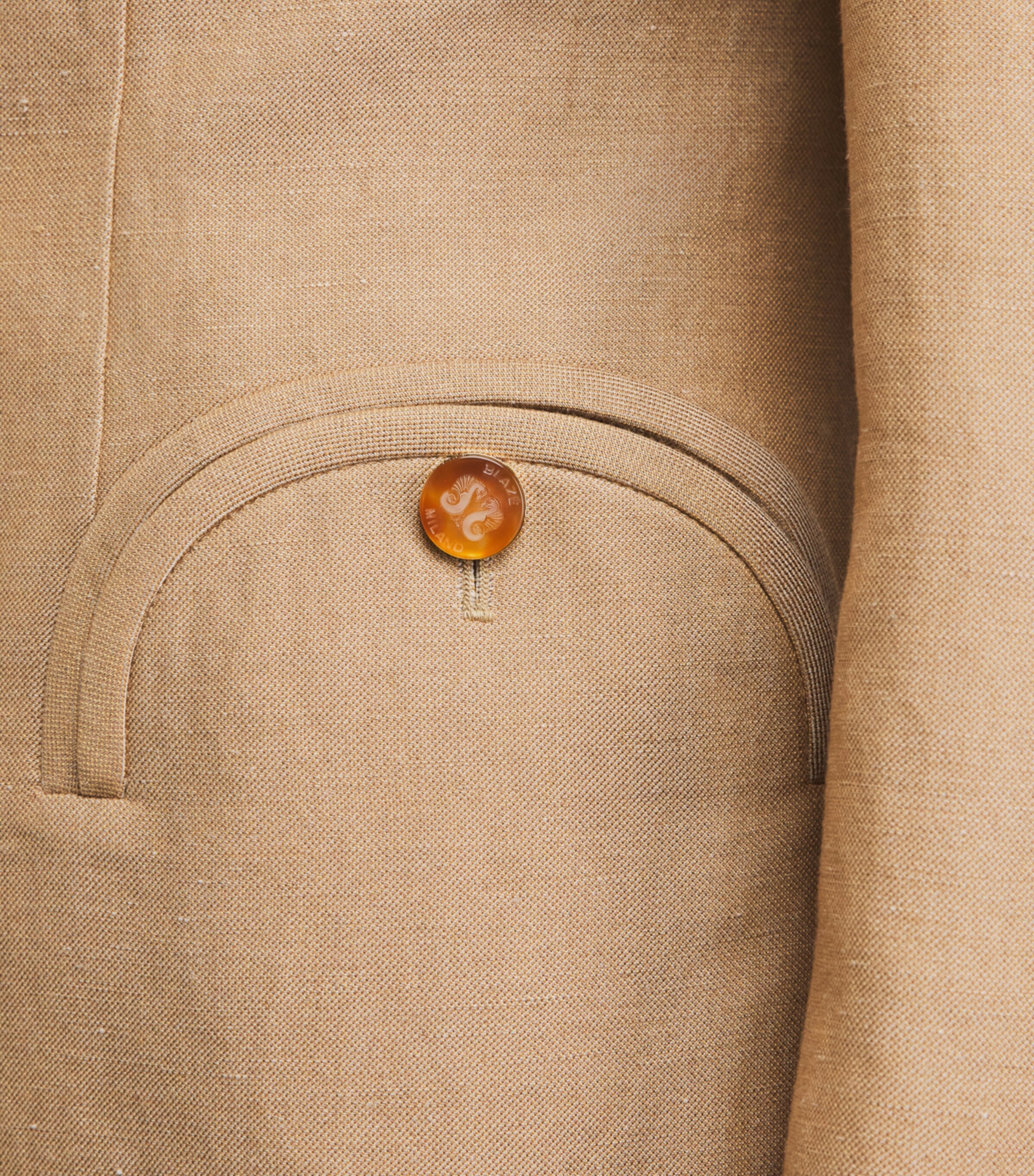 Blazé Milano Womens Renegade Charmer Blazer Sand Image 3
