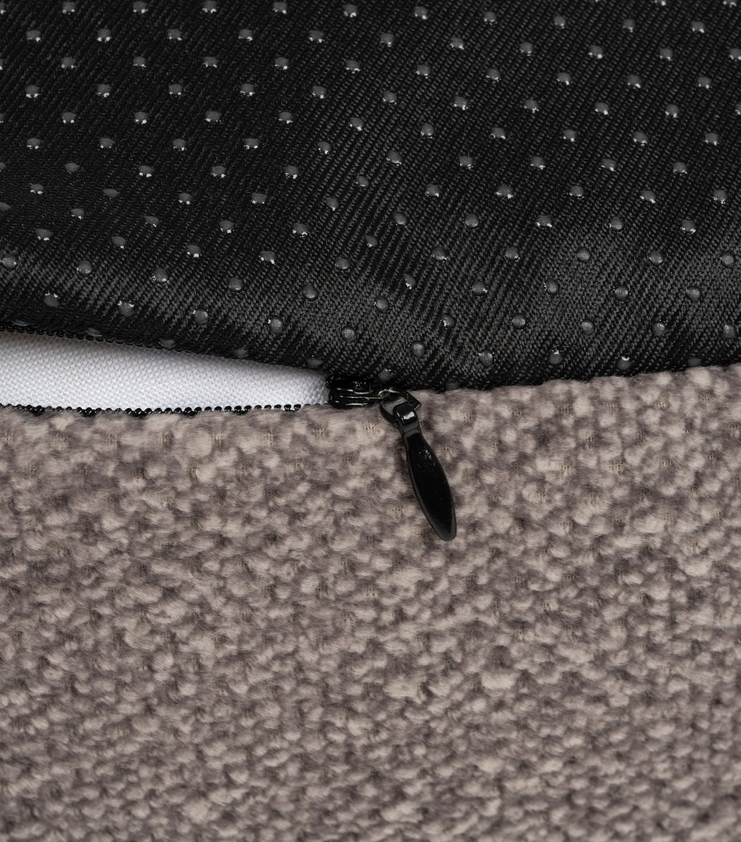 Large Organic Pet Pouf TAUPE Image 3