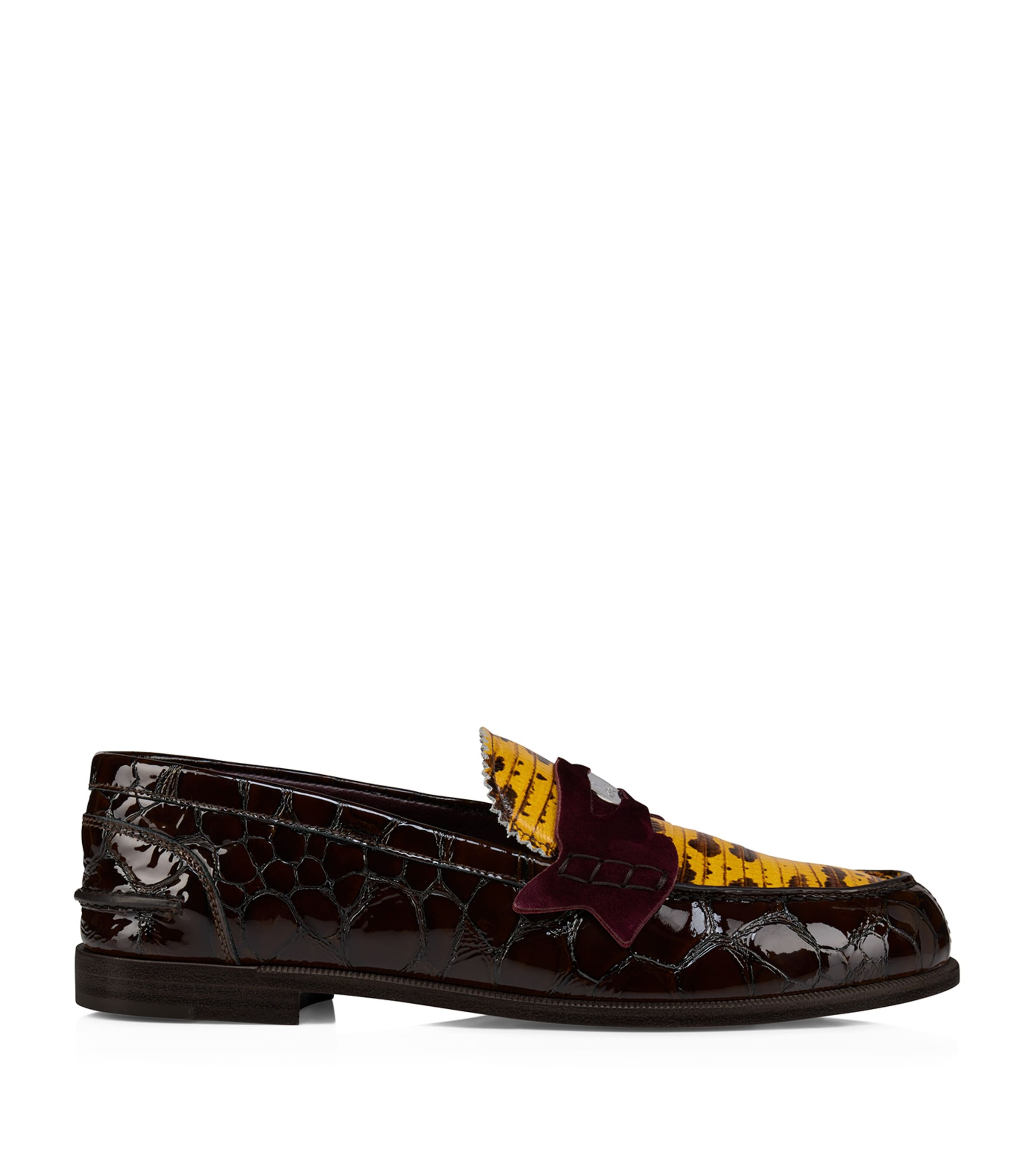 Christian Louboutin Penny Donna Loafers In Red
