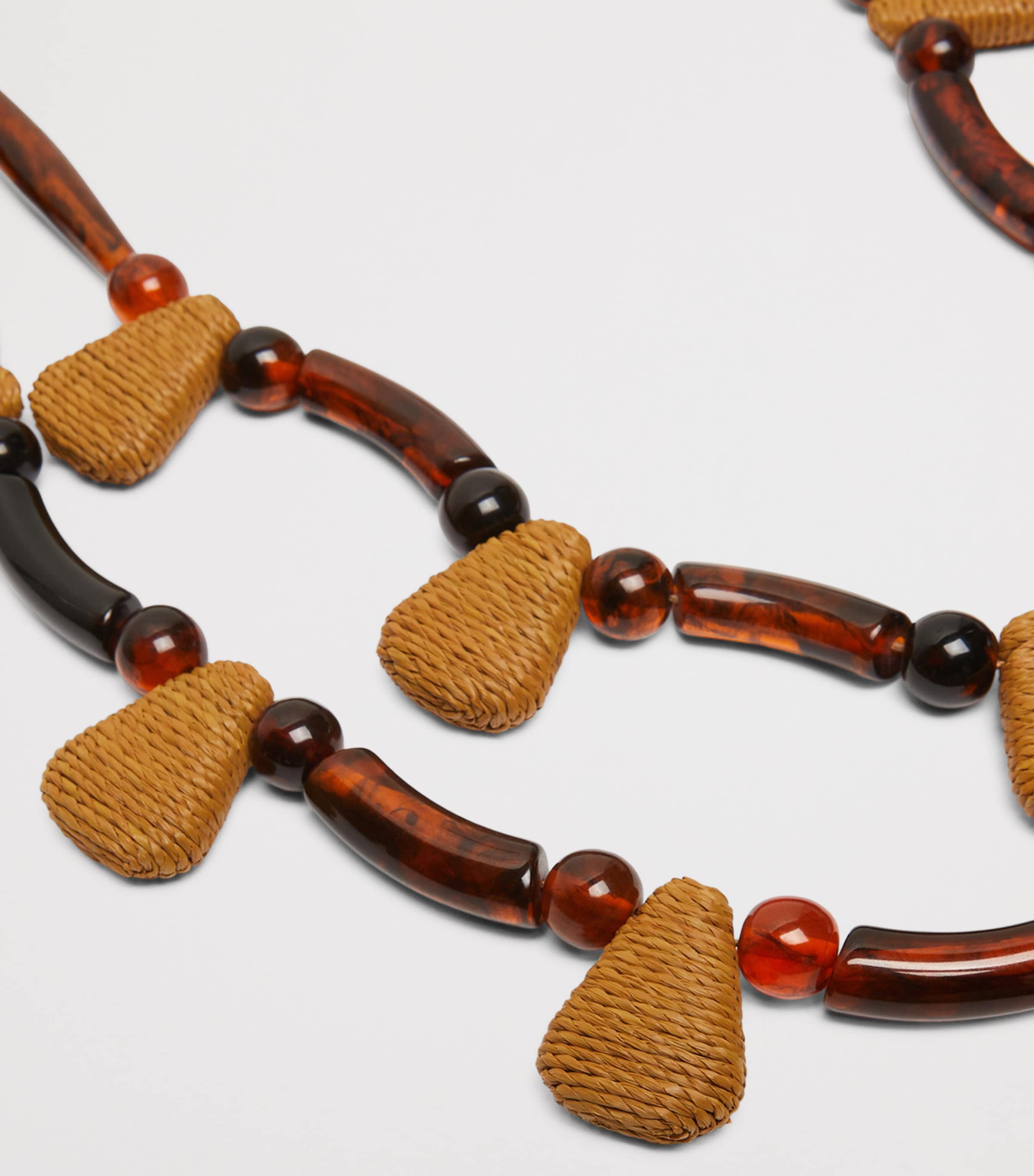 Weekend Max Mara Layered Necklace Caramel Image 3