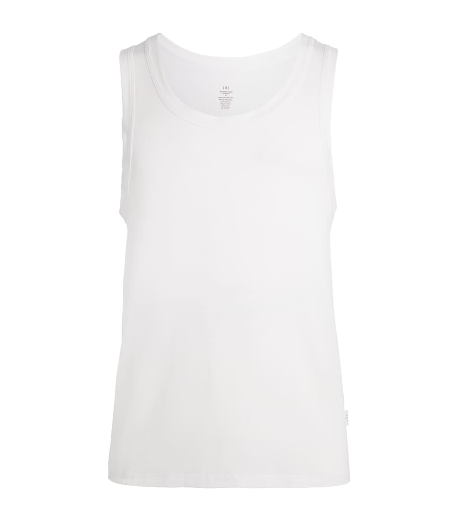 Modal-Blend Body Tank Top WHITE Image 1