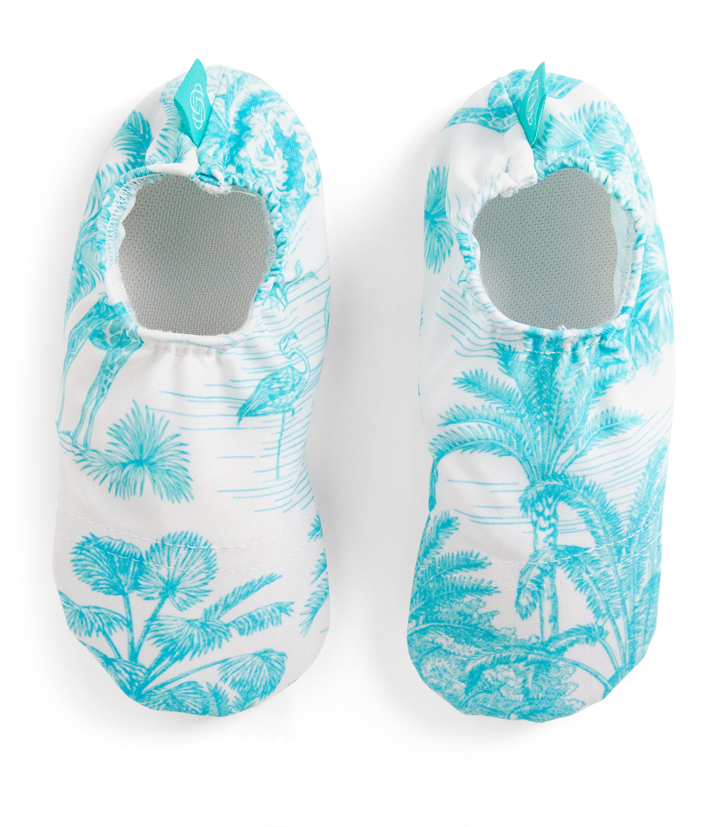 Jungle Print Beach Shoes JUNGLE TURQUOISE Image 1