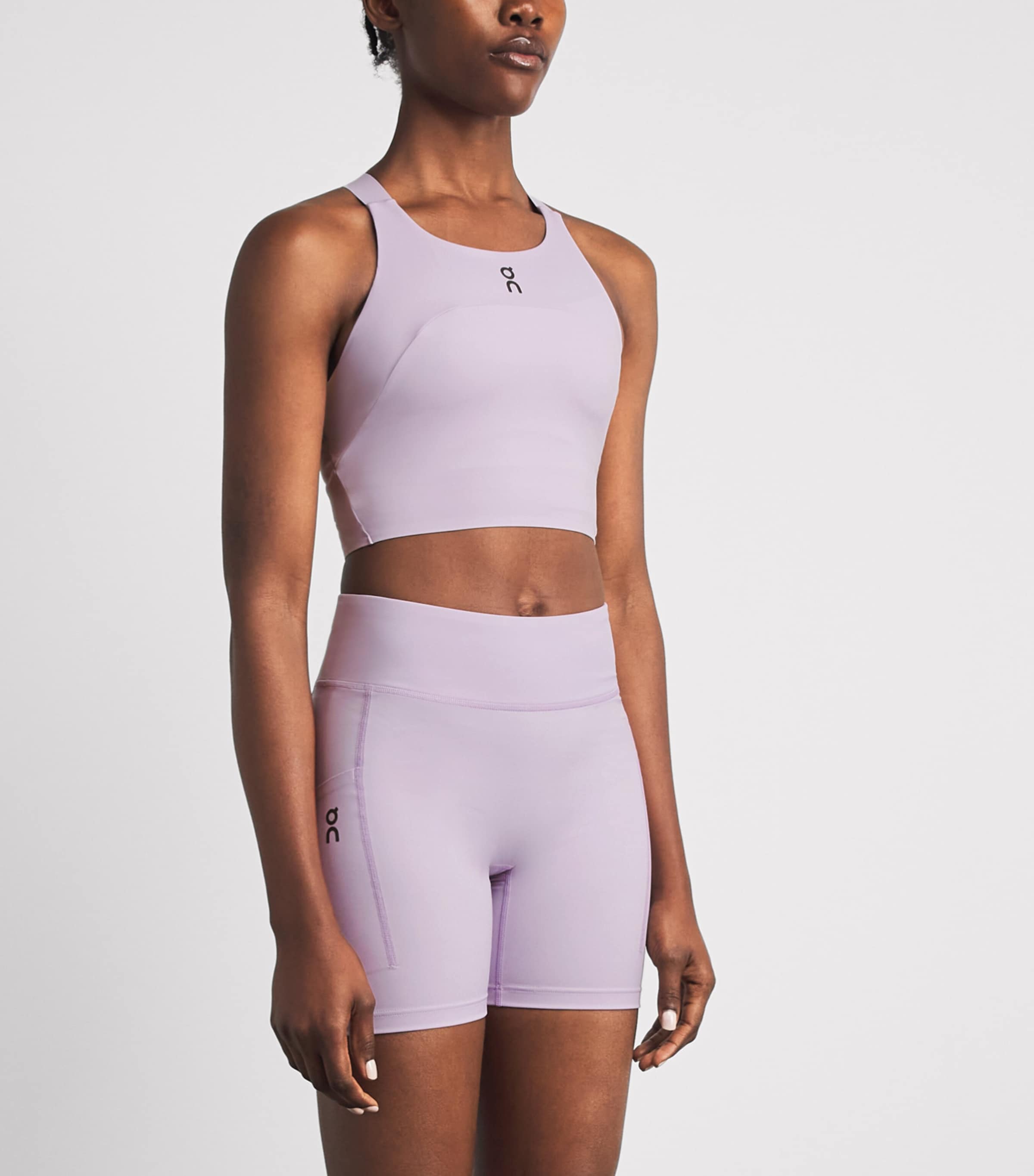On Womens Performance Crop Top Foxglove Image 4
