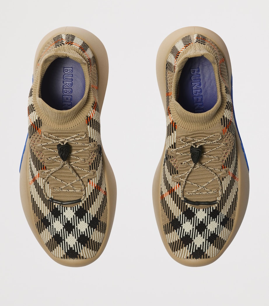 Knit Check Neptune Sneakers SAND IP CHECK Image 6