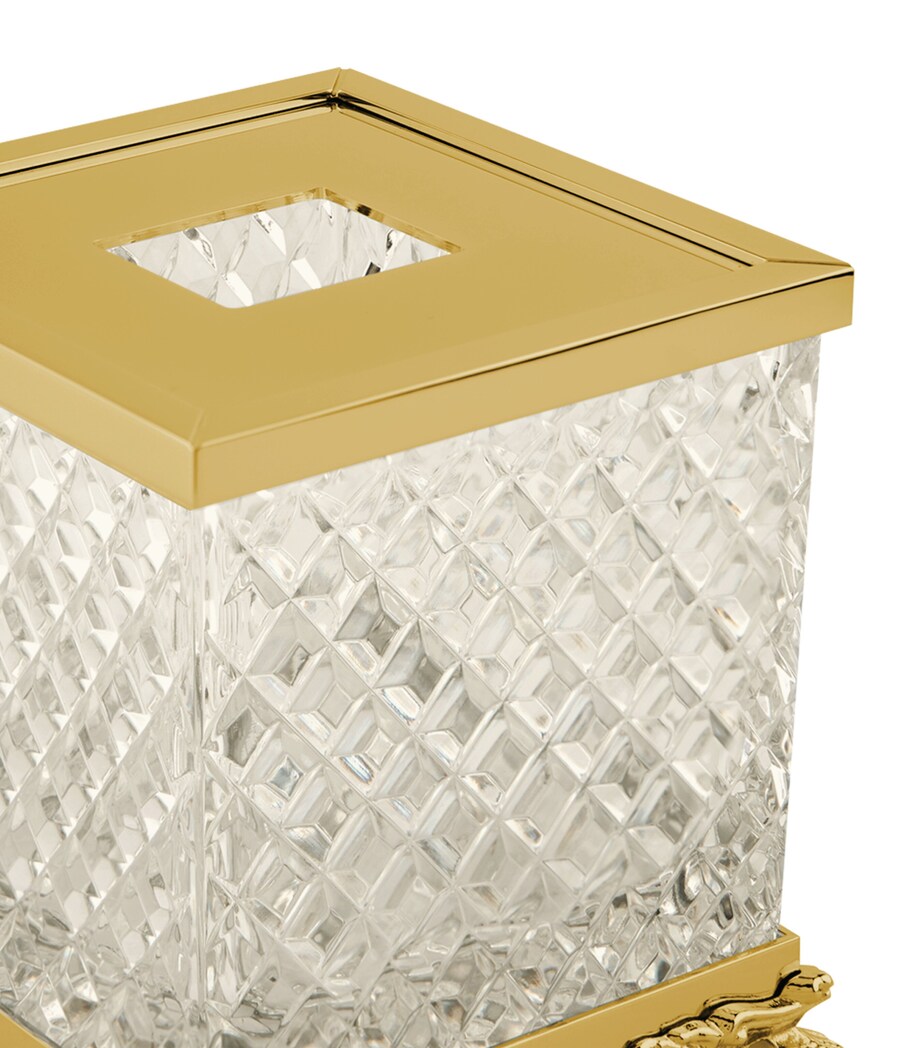 ZODIAC Lion Feet Tissue Box Gold Image 2