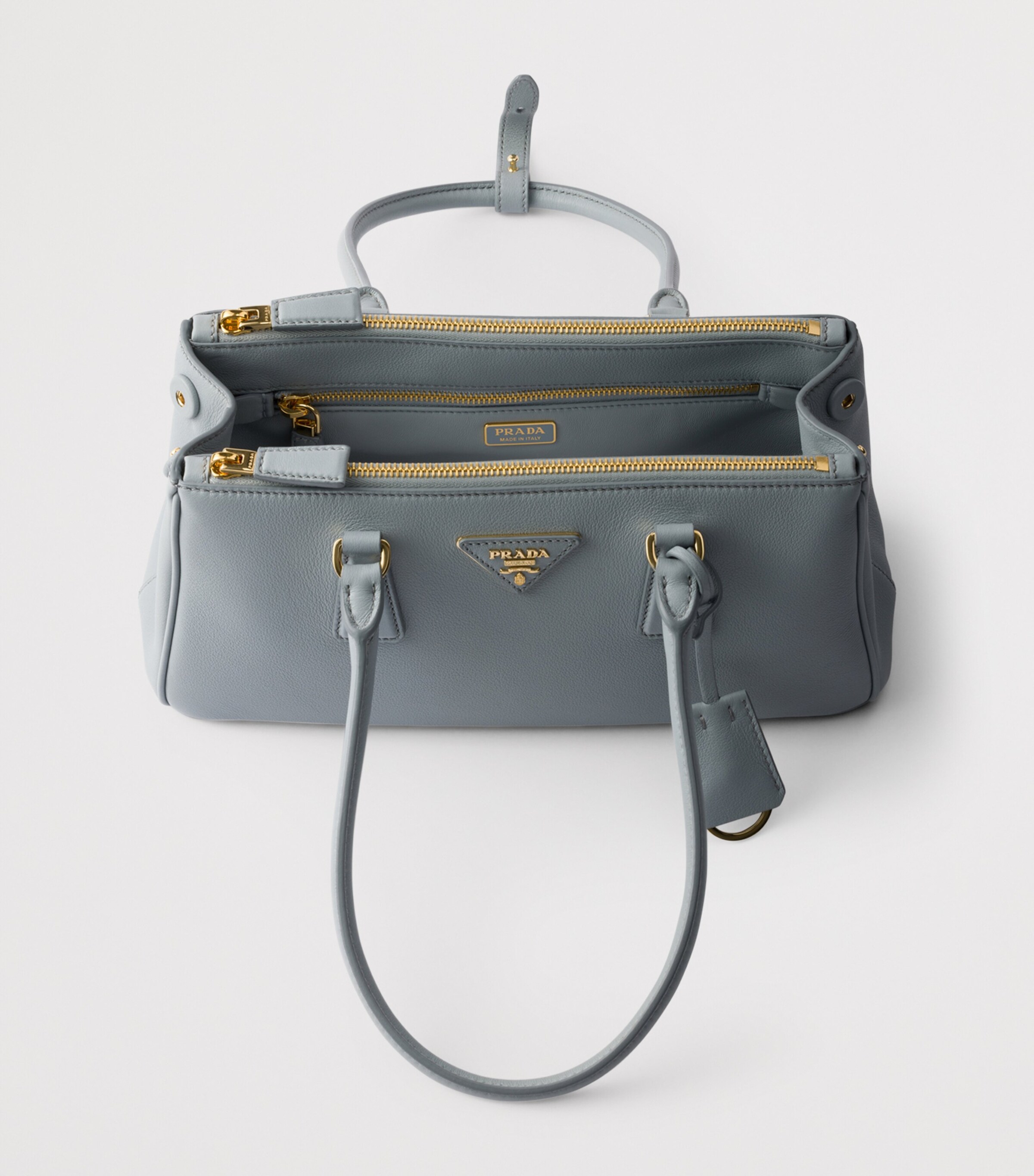 Medium Leather Galleria Top-Handle Bag F0384 Image 5