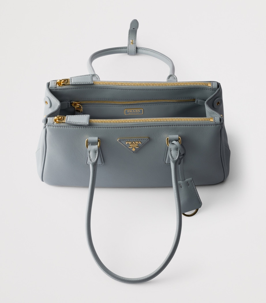 Medium Leather Galleria Top-Handle Bag F0384 Image 5