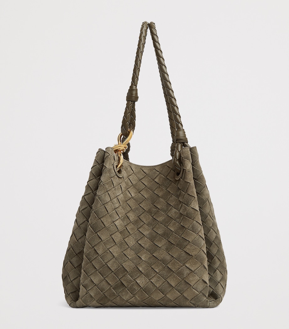 Large Suede Parachute Shoulder Bag 3230 Image 3