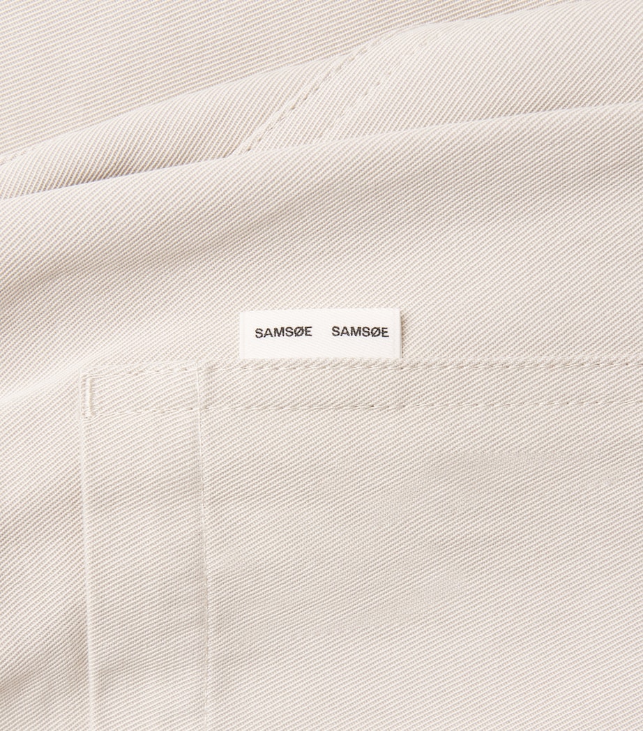 Samsøe Samsøe Mens Jabari Straight Chinos Moonstruck Image 6