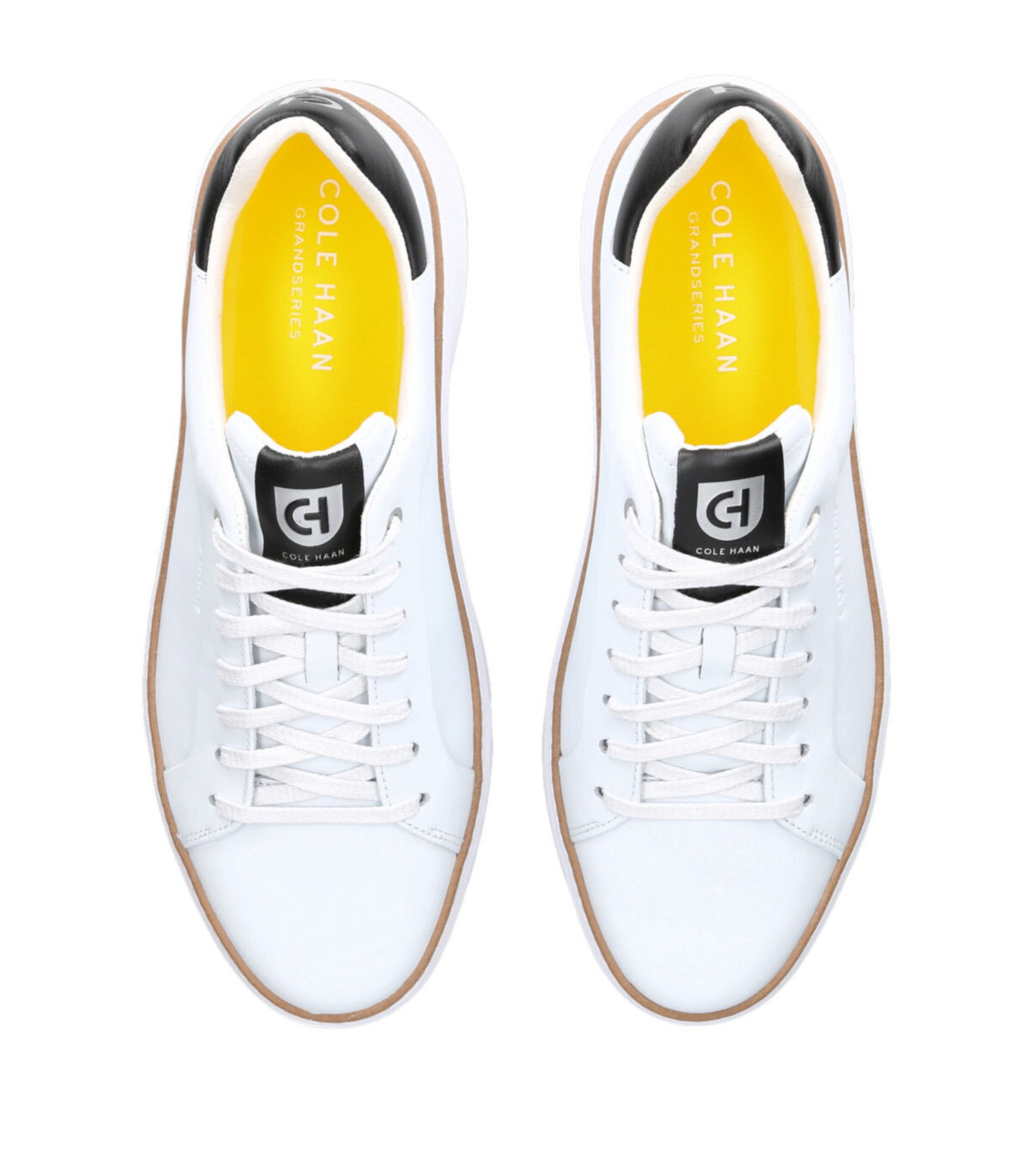 Cole Haan Baskets Grandpro Topspin pour femme, Blanc optique/imprimé citron, 7