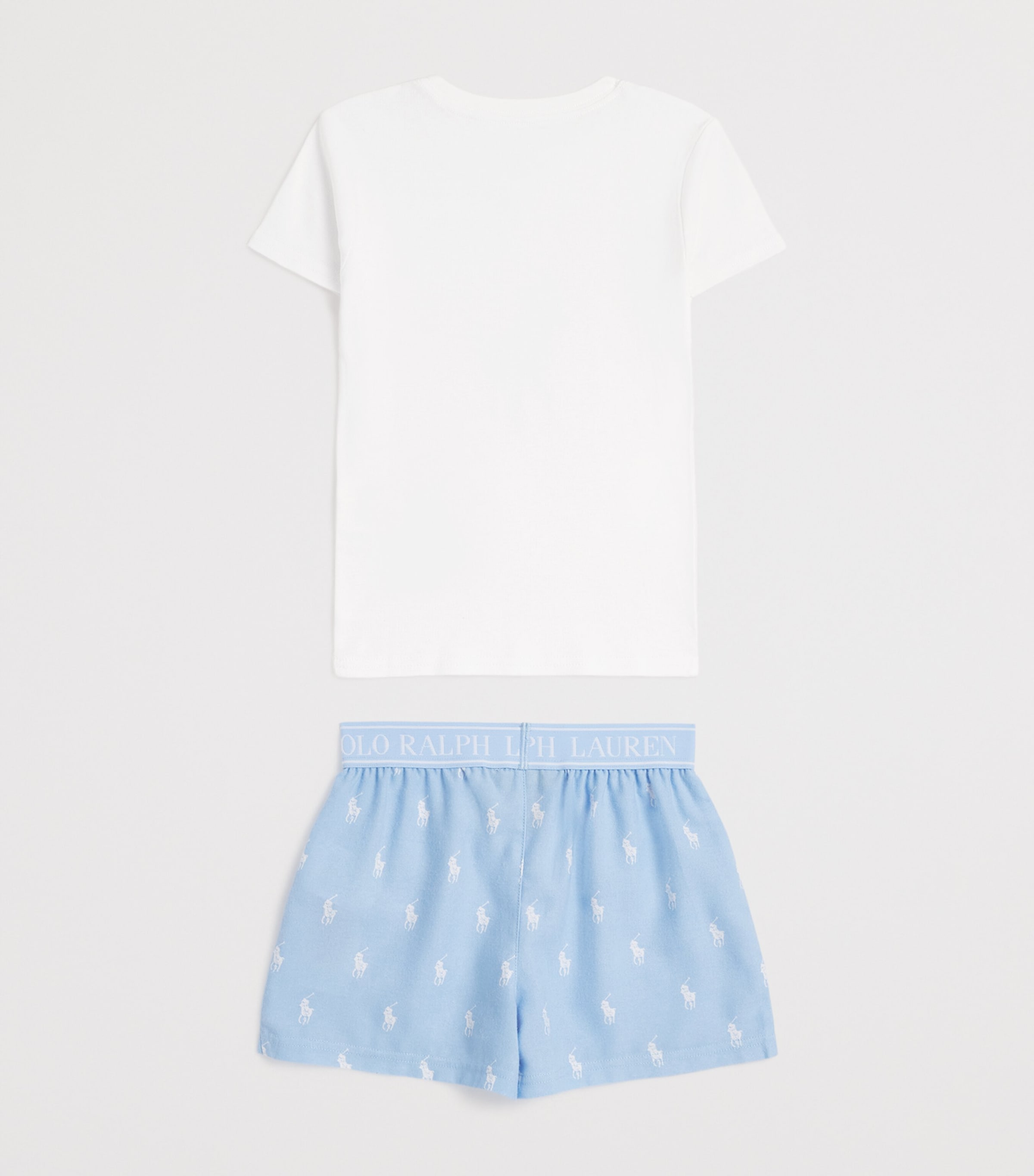 Cotton T-Shirt and Shorts Pyjama Set (8-14 Years) ELITE BLUE Image 2