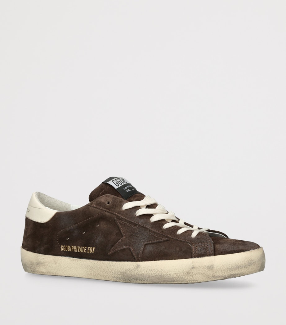 Leather Superstar Sneakers DARK BROWN Image 3