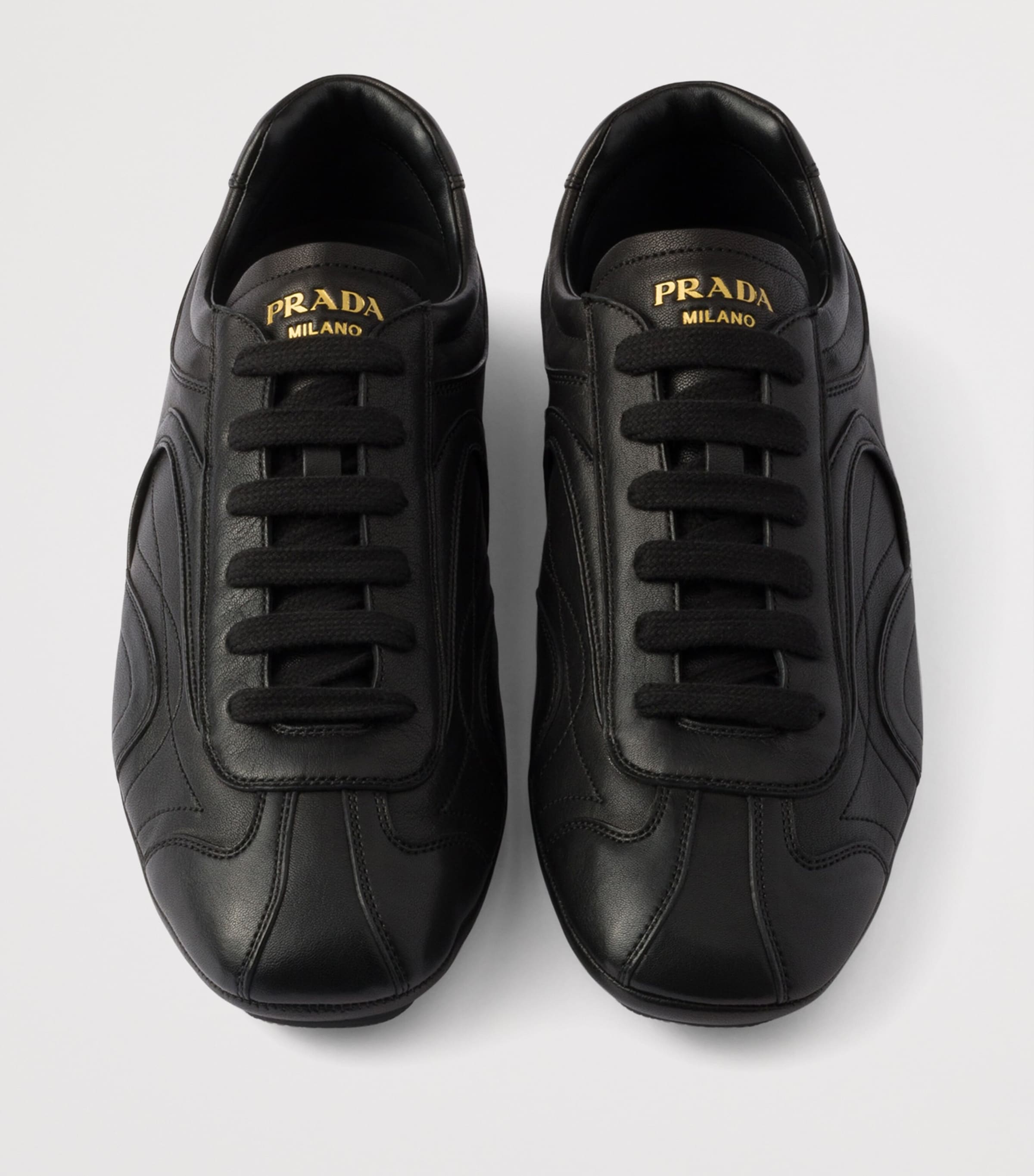 Nappa Leather Antiqued Sneakers F0002 Image 3