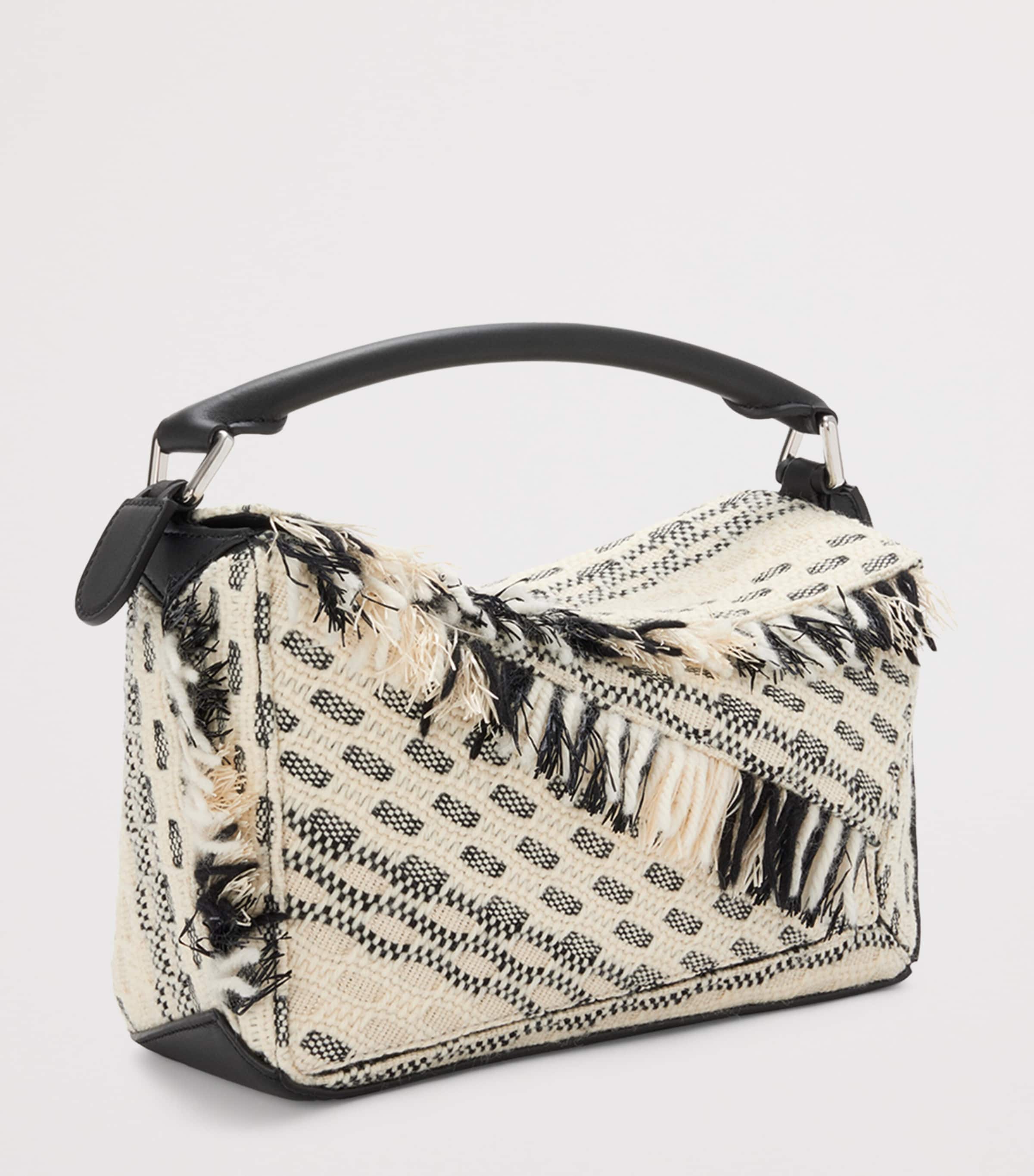 x Albers Puzzle Top-Handle Bag BLACK/WHITE Image 2