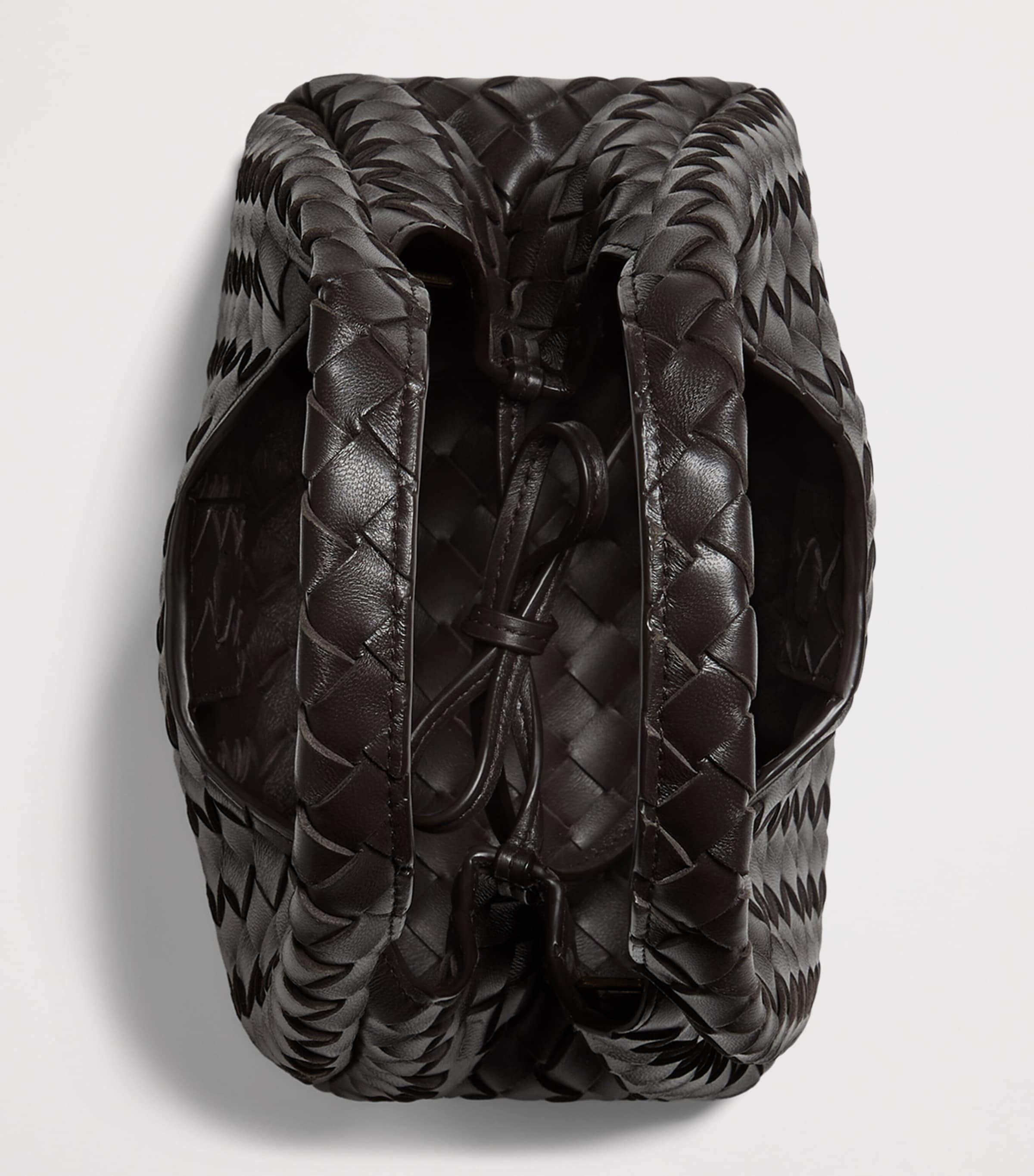 Bottega Veneta Baby Leather Campana Shoulder Bag Image 3