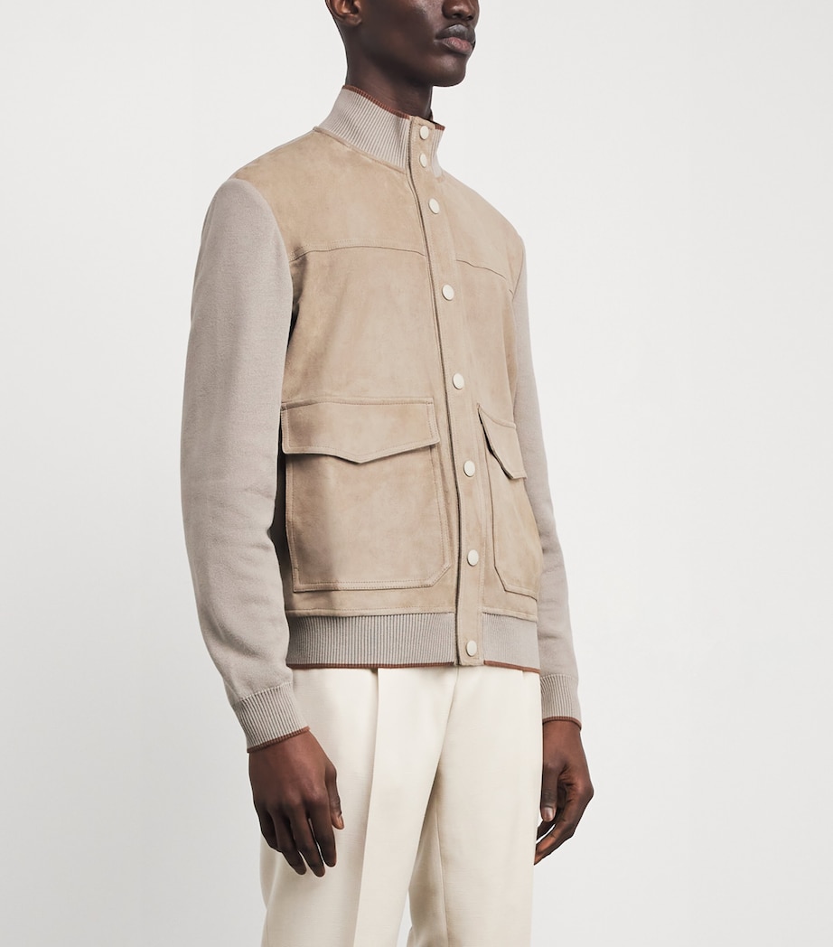 Suede-Front Hybrid Jacket 703 Image 3
