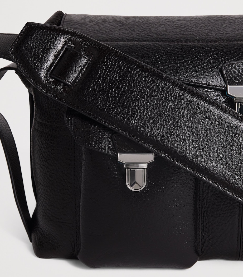 Nappa Leather Gear Week-End Bag ESPRESSO/ BR495 Image 4