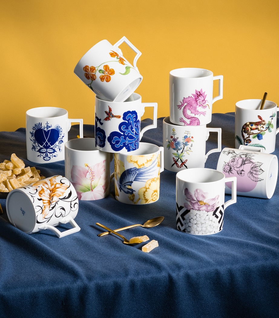 Meissen Porcelain Swords Fantasy Mug Image 2