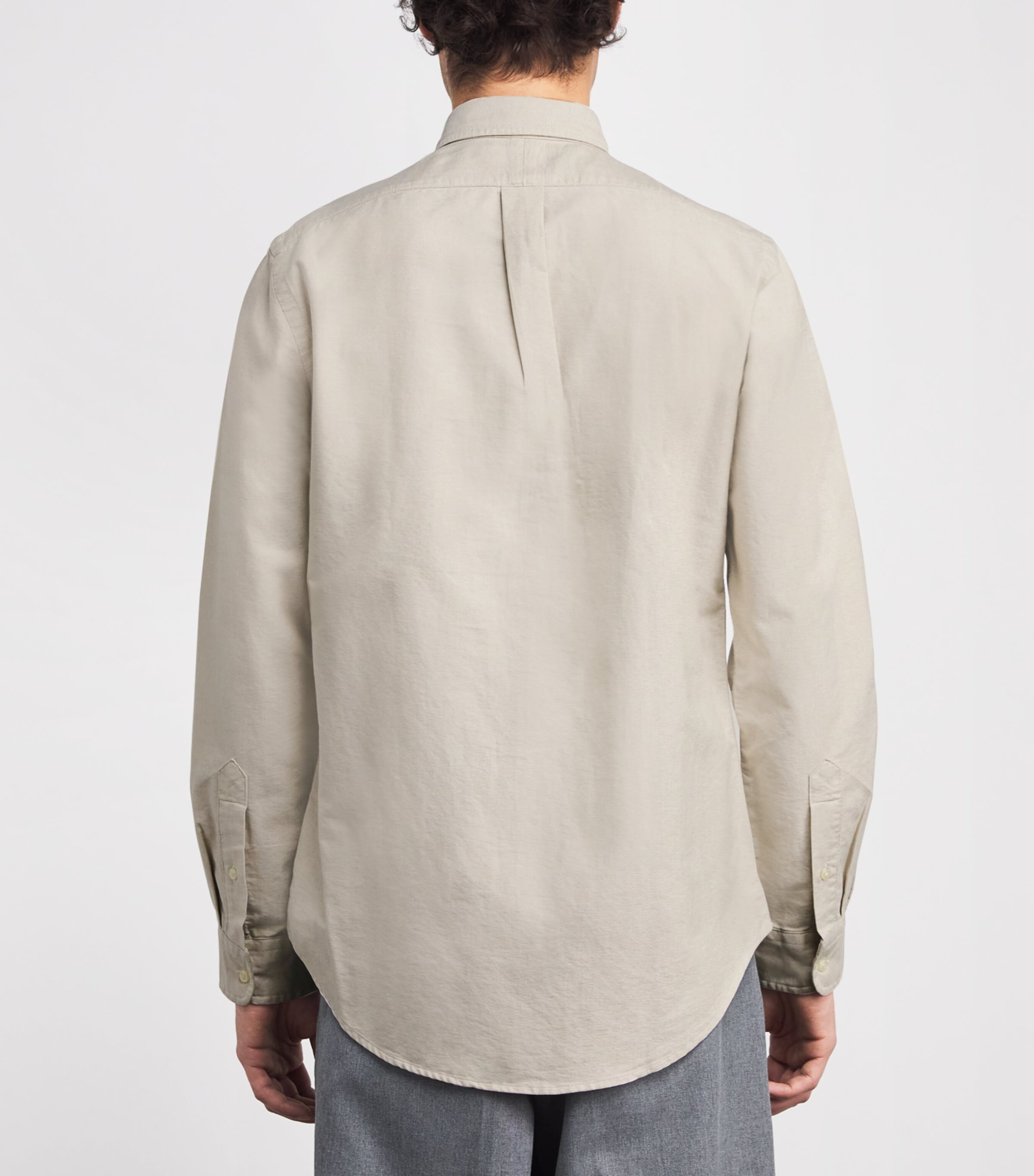 Custom Fit Oxford Shirt COASTAL BEIGE Image 4