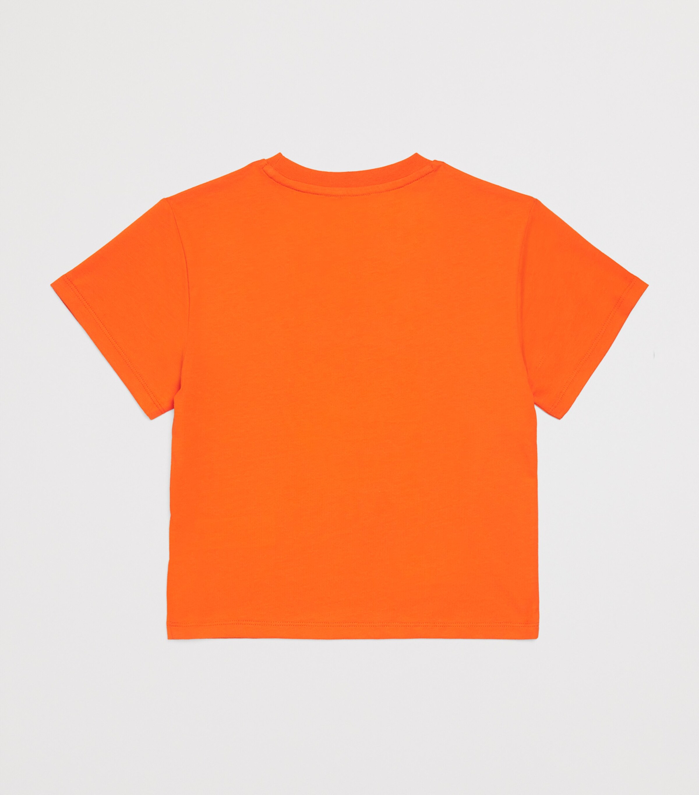 Cotton Logo T-Shirt (2-14 Years) ORANGE Image 2