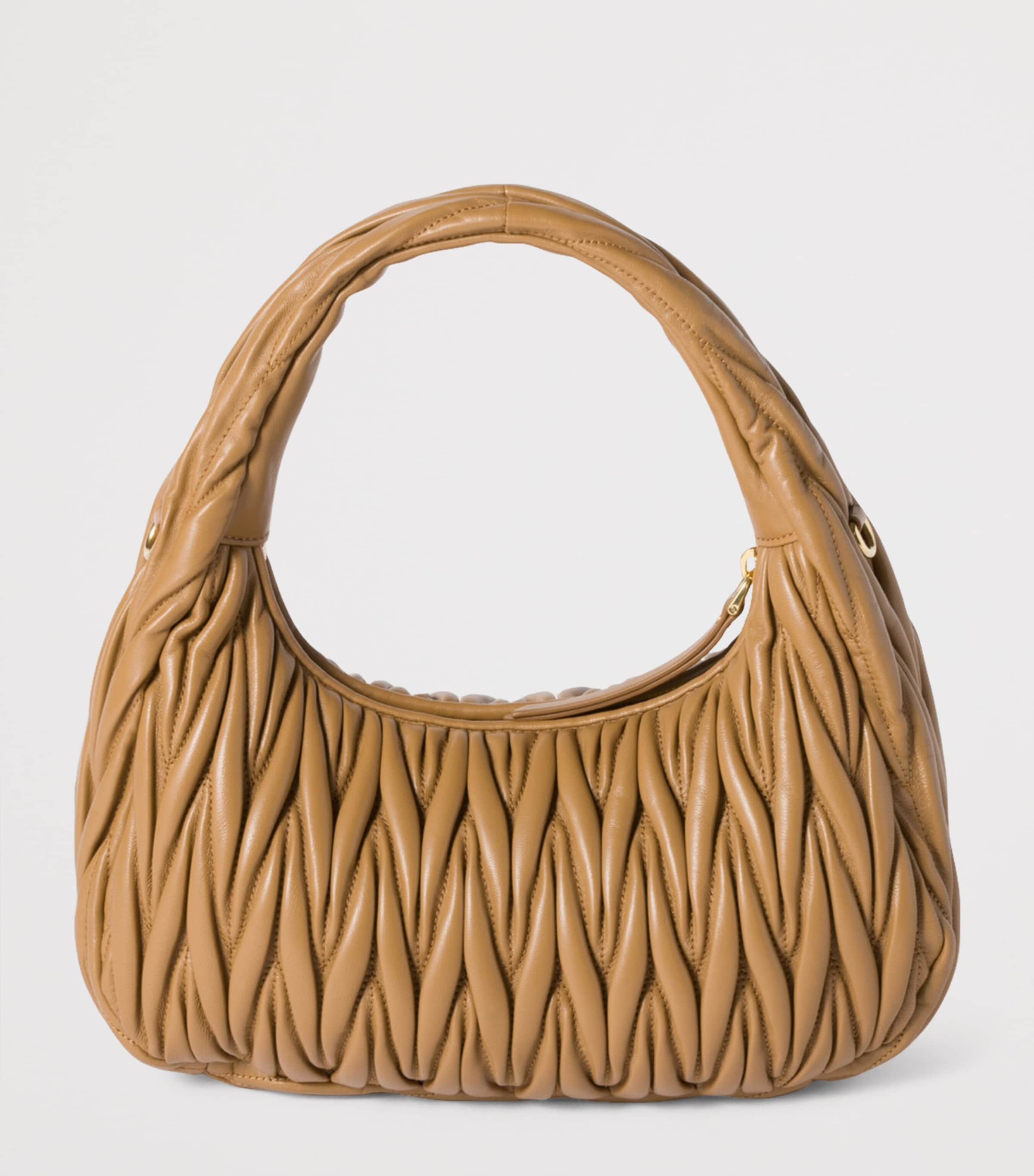 Matelassé Lambskin Wander Top-Handle Bag F098L Image 4