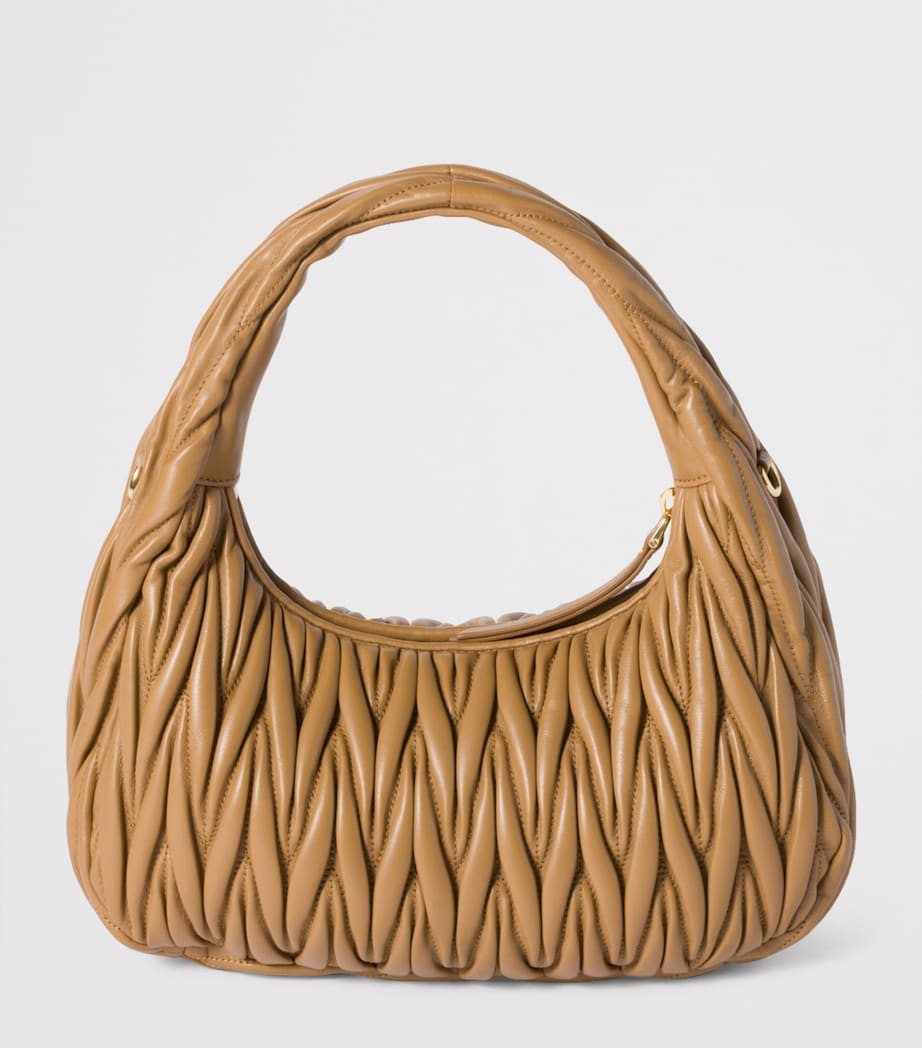 Matelassé Lambskin Wander Top-Handle Bag F098L Image 4