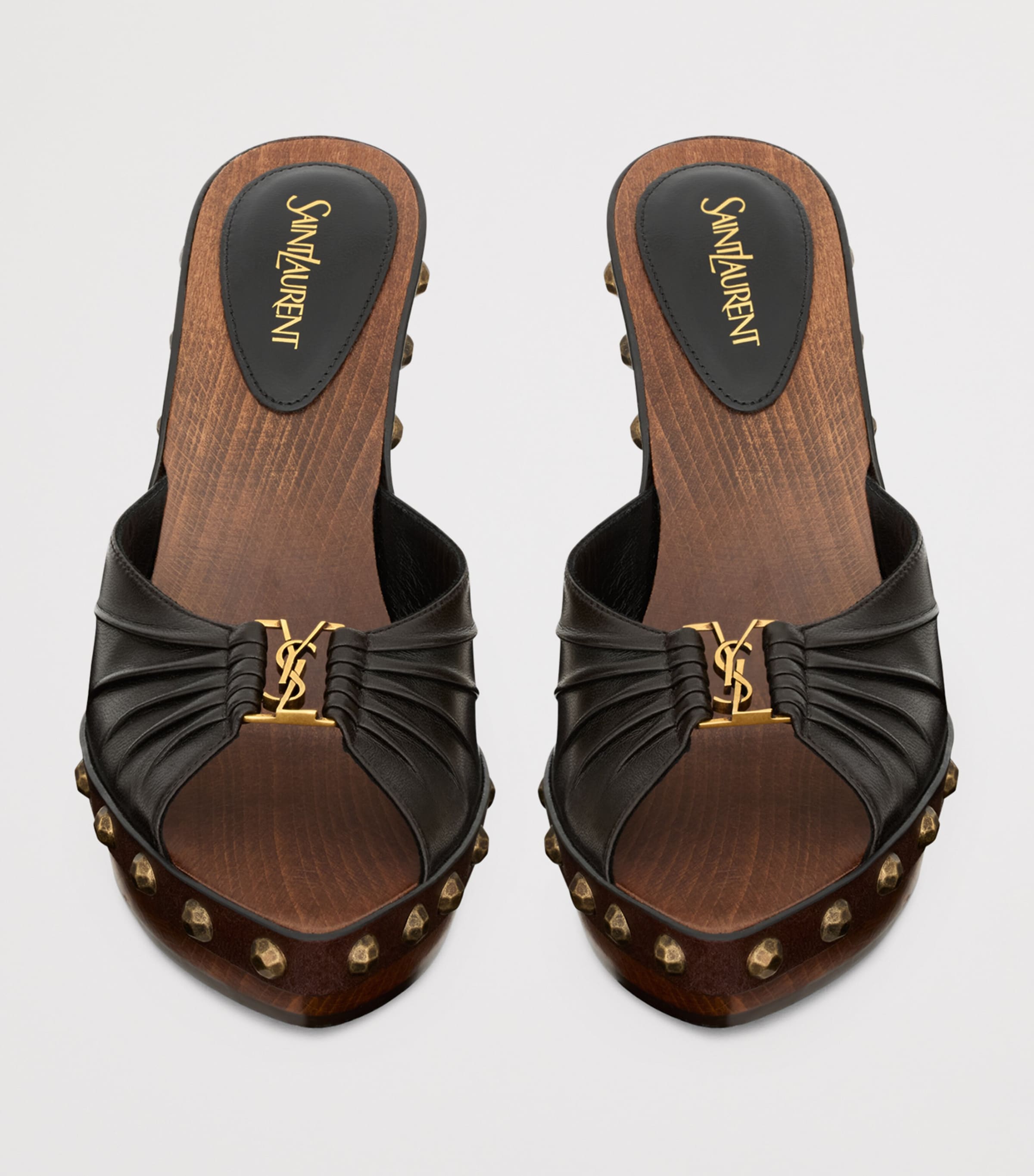 Leather Babylone Clog Mules 115 2299 Image 2