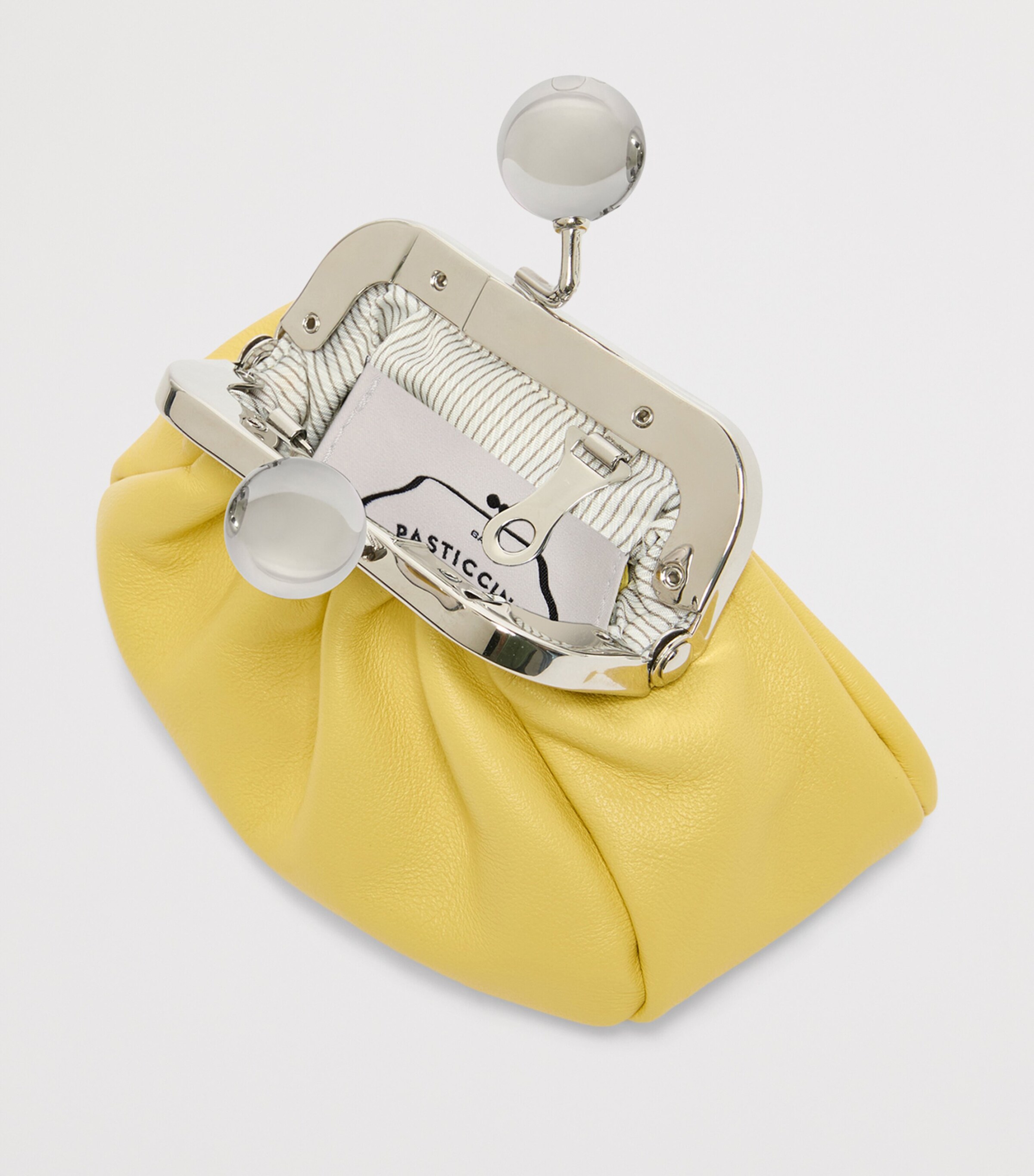 Weekend Max Mara Leather Pasticcino Bag Charm Yellow Image 4