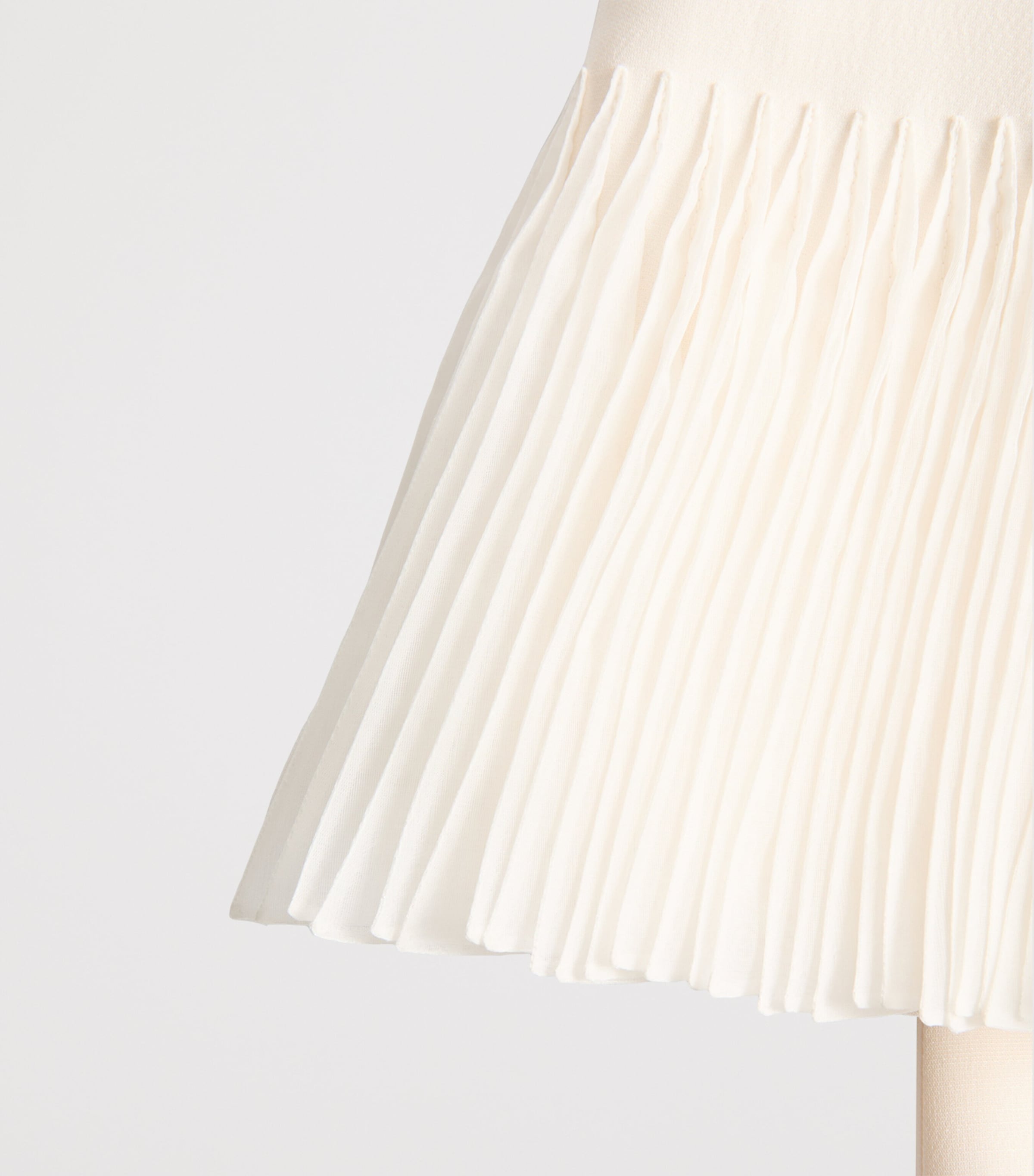 Valentino Womens Silk-Wool Ruffle Mini Dress Image 7