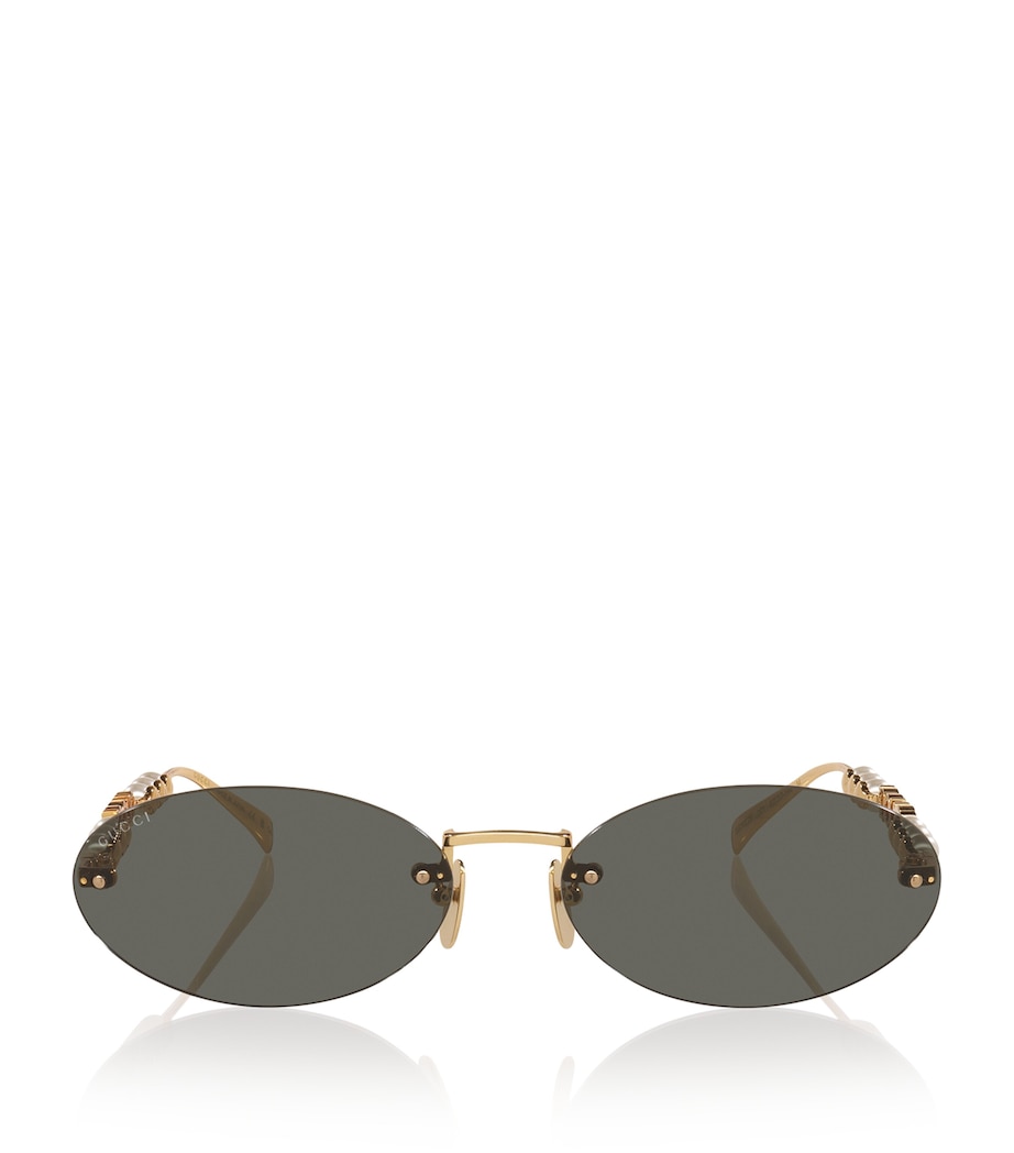 Metal Round Sunglasses 2300L1 Image 1