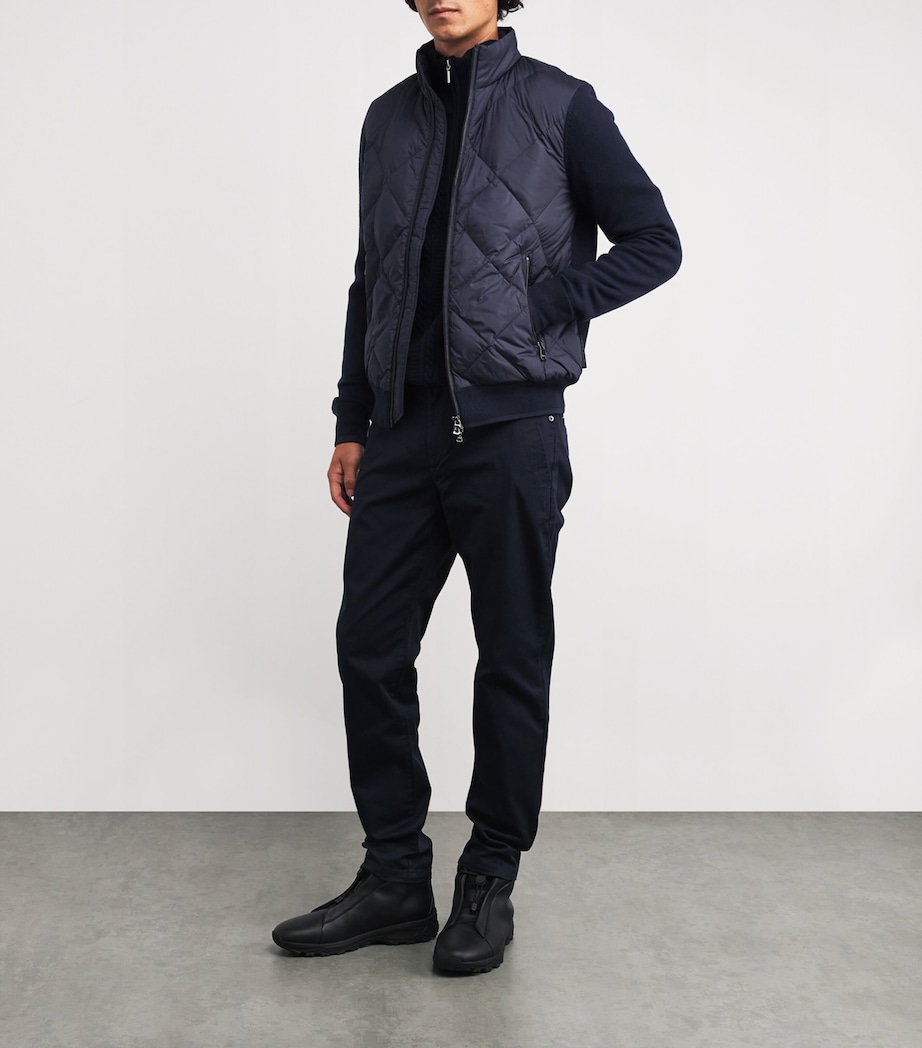 Wool-Down Zisco Hybrid Jacket 464 NAVY Image 2
