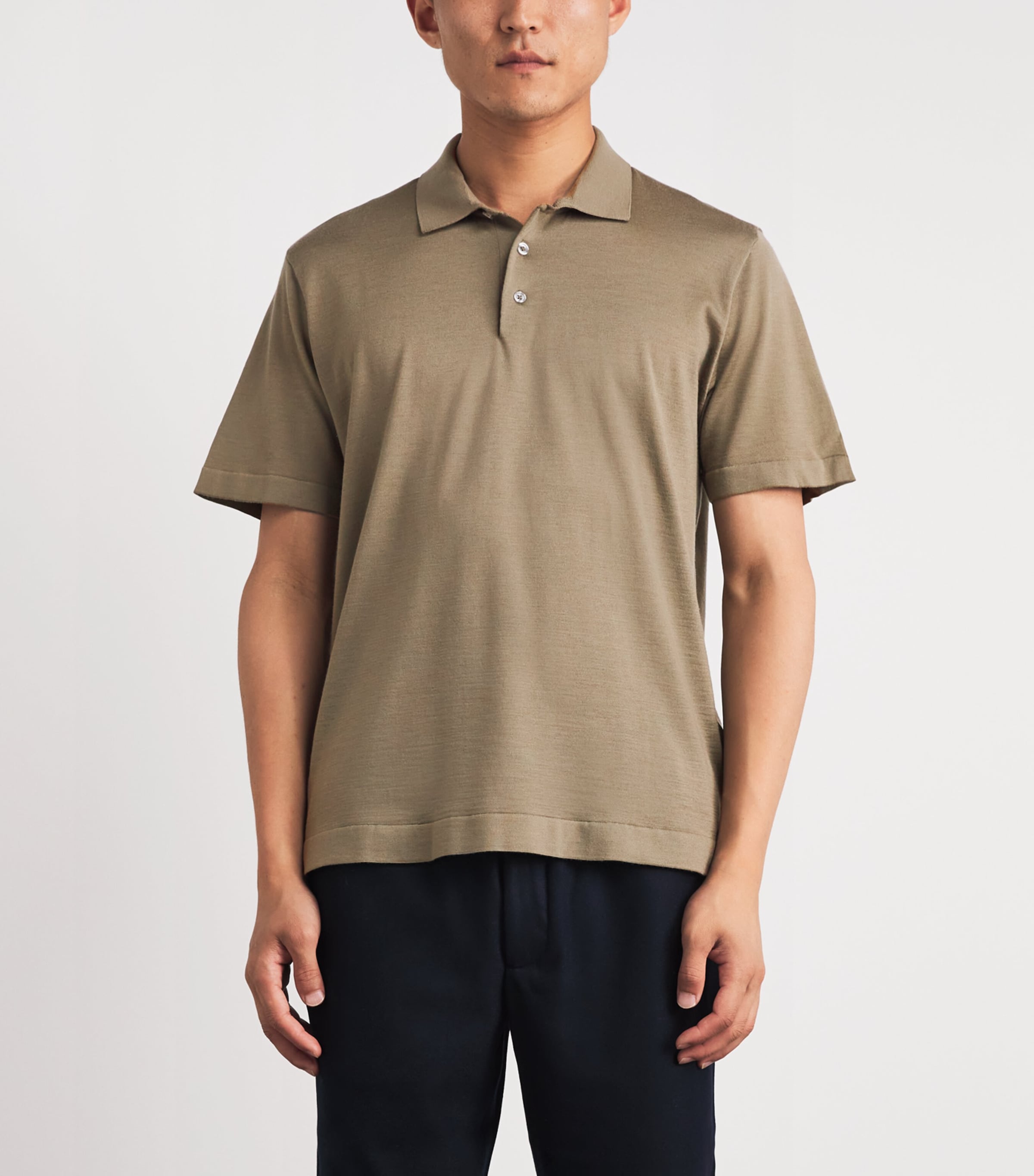 VUORI Merino Polo Shirt Tau Taupe Image 4