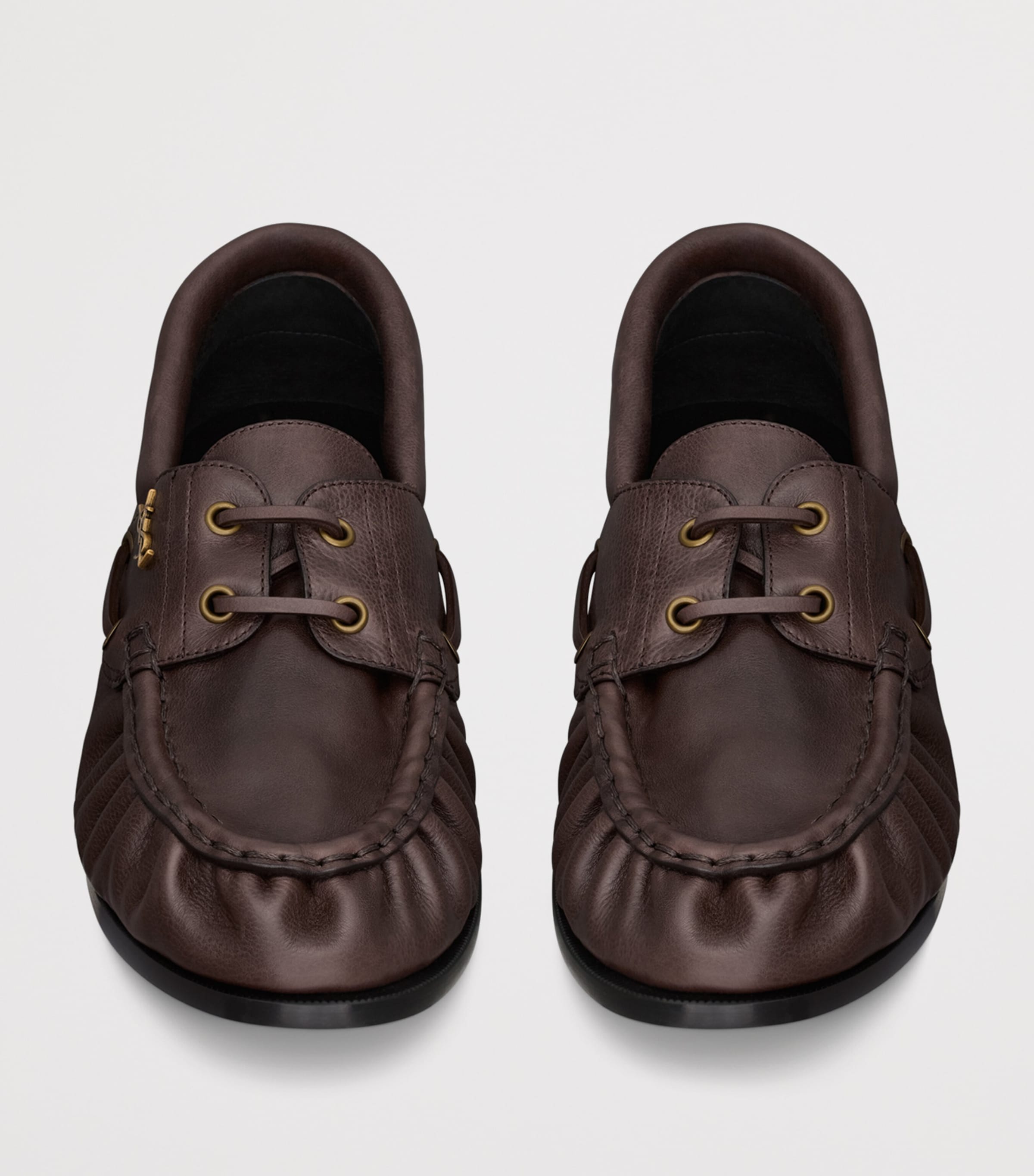 Saint Laurent Leather Bateau Le Loafers Image 3