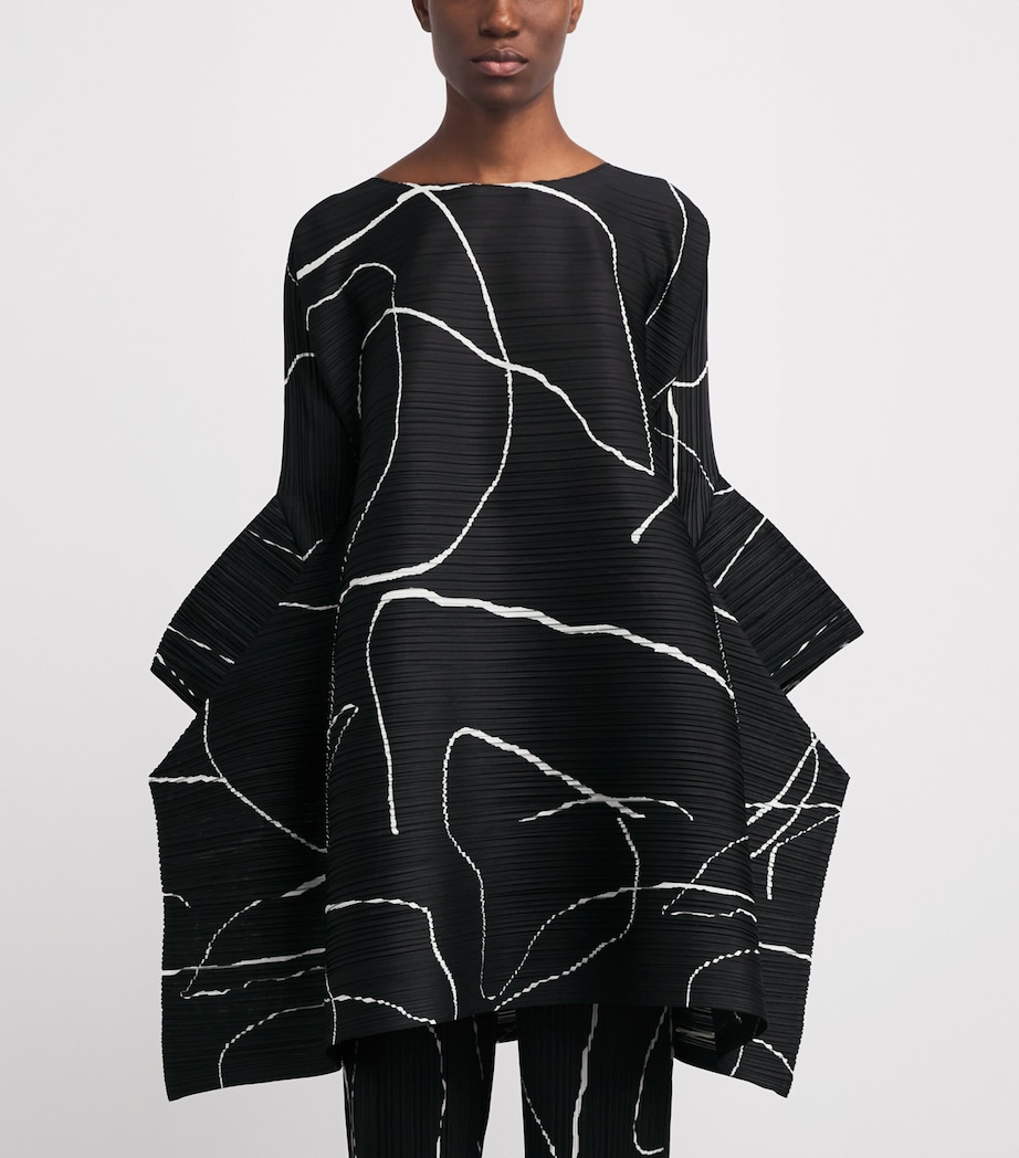 Printed Pause Tunic BLACK Image 3